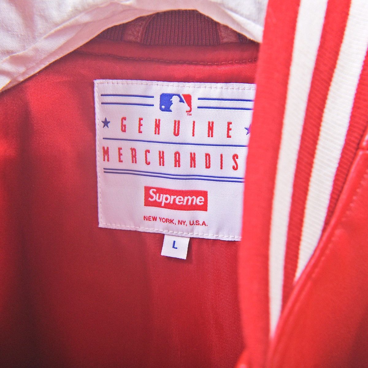 New York Yankees × Supreme Supreme x NewYork Yankee leather jacket Size US L / EU 52-54 / 3 - 5 Thumbnail