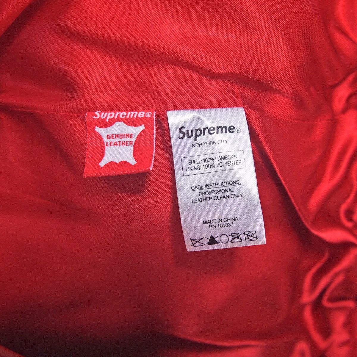 New York Yankees × Supreme Supreme x NewYork Yankee leather jacket Size US L / EU 52-54 / 3 - 6 Thumbnail