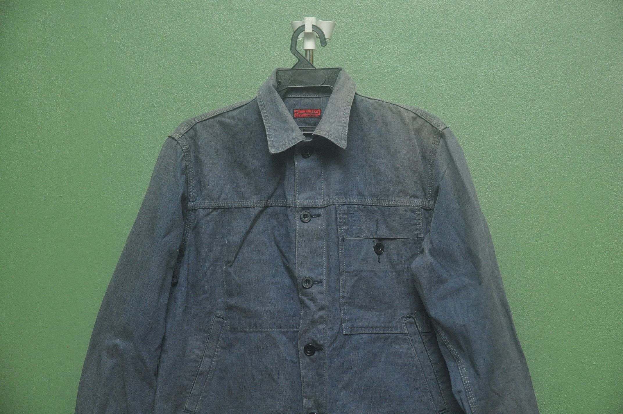 Japanese Brand × Johnbull × Vintage Vintage Johnbull Distreesed Denim Jacket Travis Scott Style Size US L / EU 52-54 / 3 - 3 Thumbnail