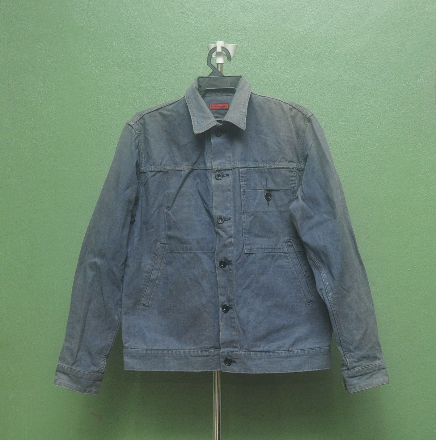 Japanese Brand × Johnbull × Vintage Vintage Johnbull Distreesed Denim Jacket Travis Scott Style Size US L / EU 52-54 / 3 - 1 Thumbnail