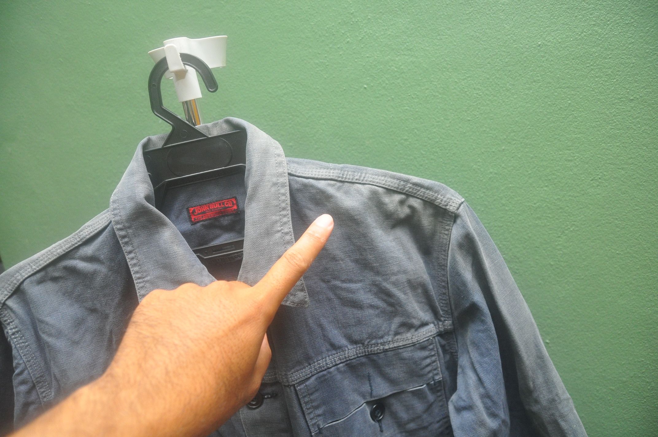 Japanese Brand × Johnbull × Vintage Vintage Johnbull Distreesed Denim Jacket Travis Scott Style Size US L / EU 52-54 / 3 - 10 Thumbnail