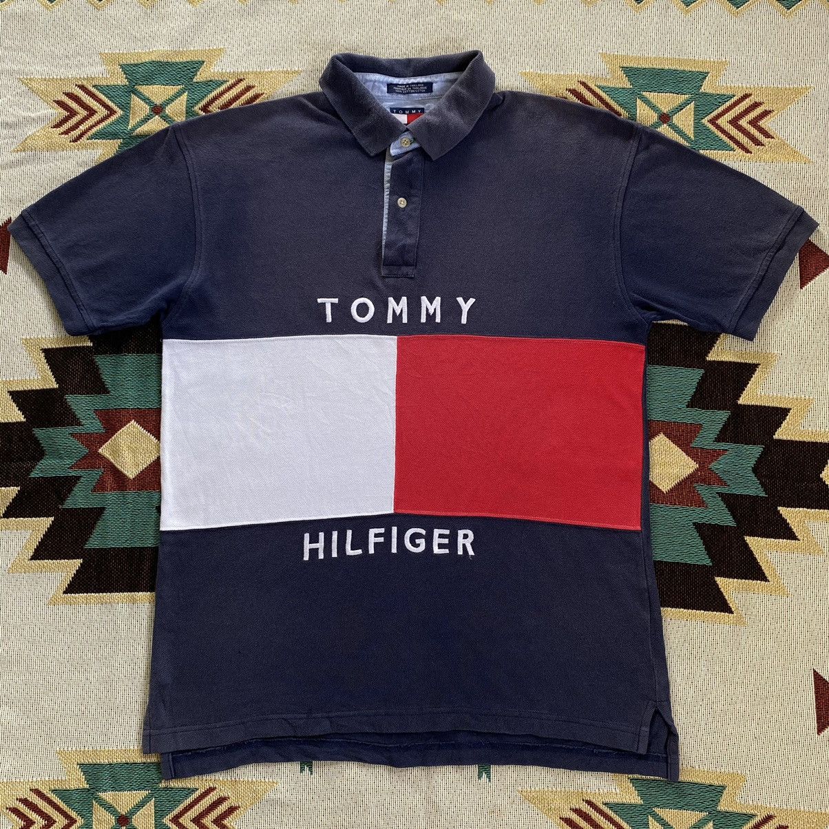 Tommy Hilfiger Tommy Hilfiger Big Logo Polo Tee | Grailed