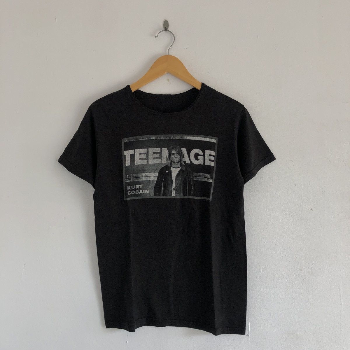 Band Tees × Nirvana × Vintage 2002 Nirvana Kurt Cobain Teenage Tee