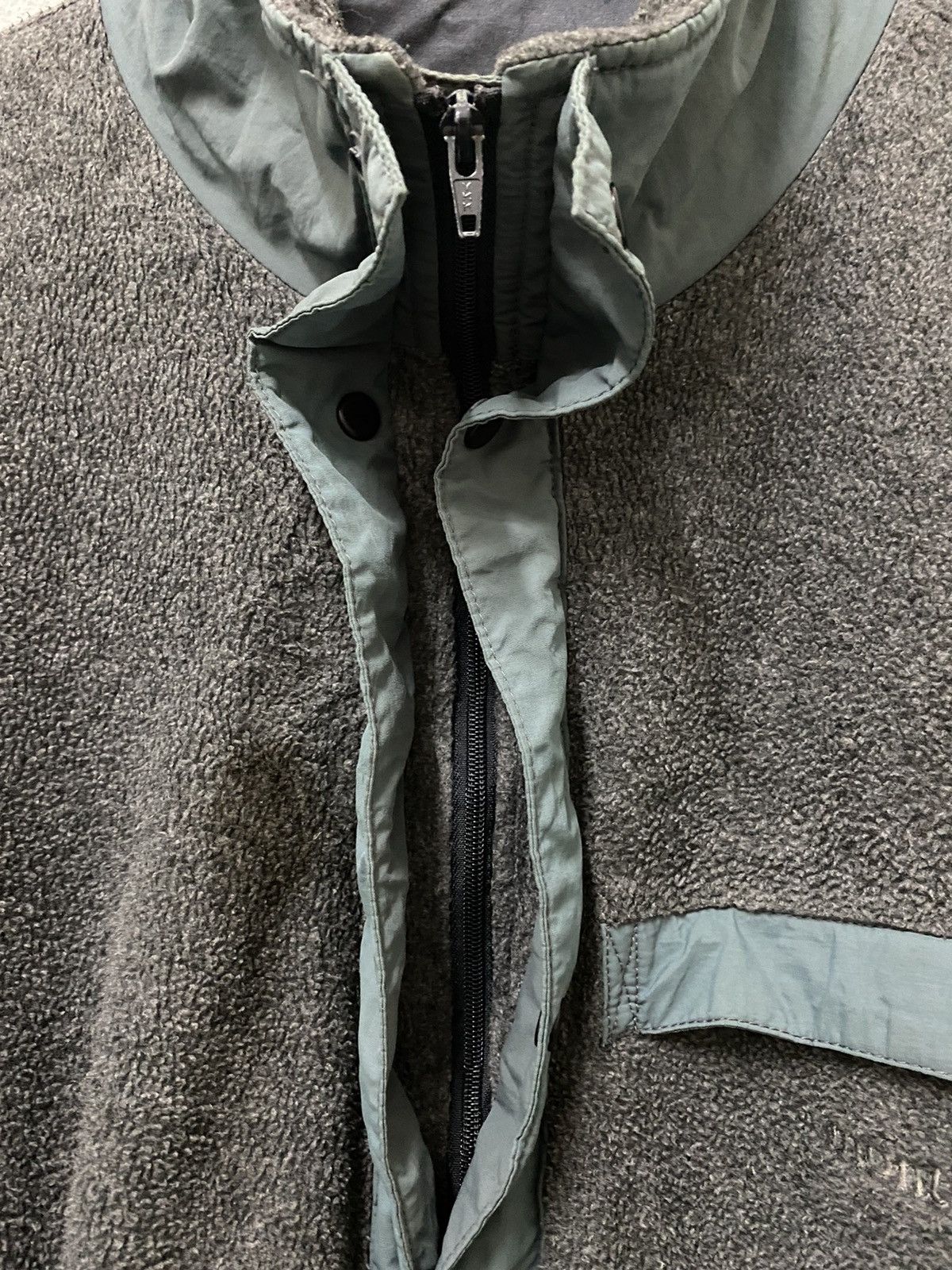 Japanese Brand Montbell Grey Fleece Button Zipped Jacket Size US L / EU 52-54 / 3 - 9 Thumbnail