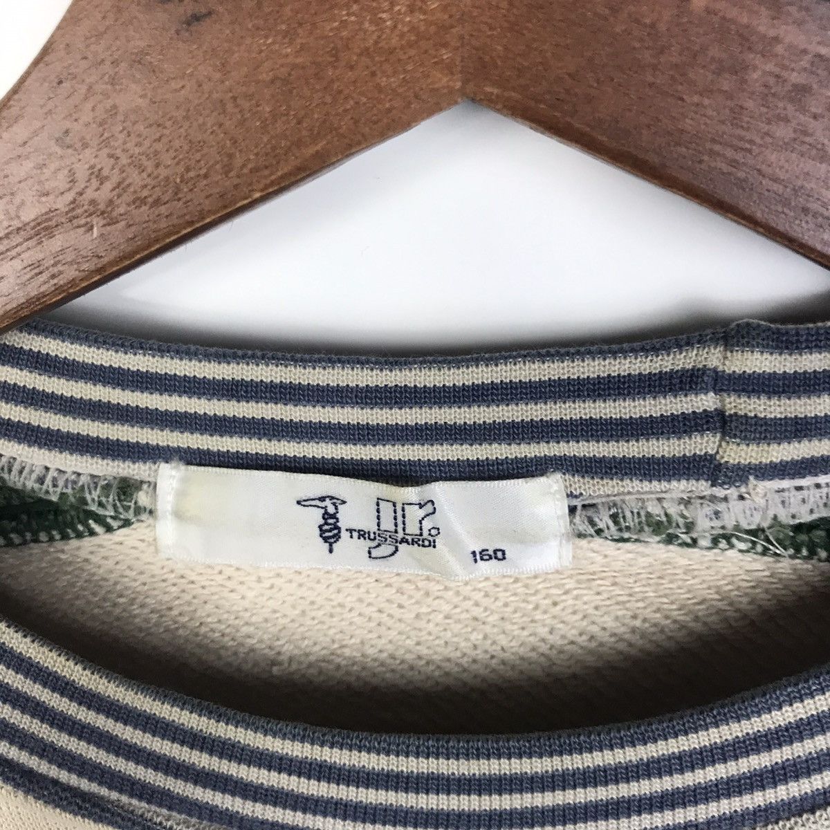 Trussardi × Vintage Vintage Trussardi Sweatshirts Big Logo Spellout Embroidery Size US L / EU 52-54 / 3 - 2 Thumbnail