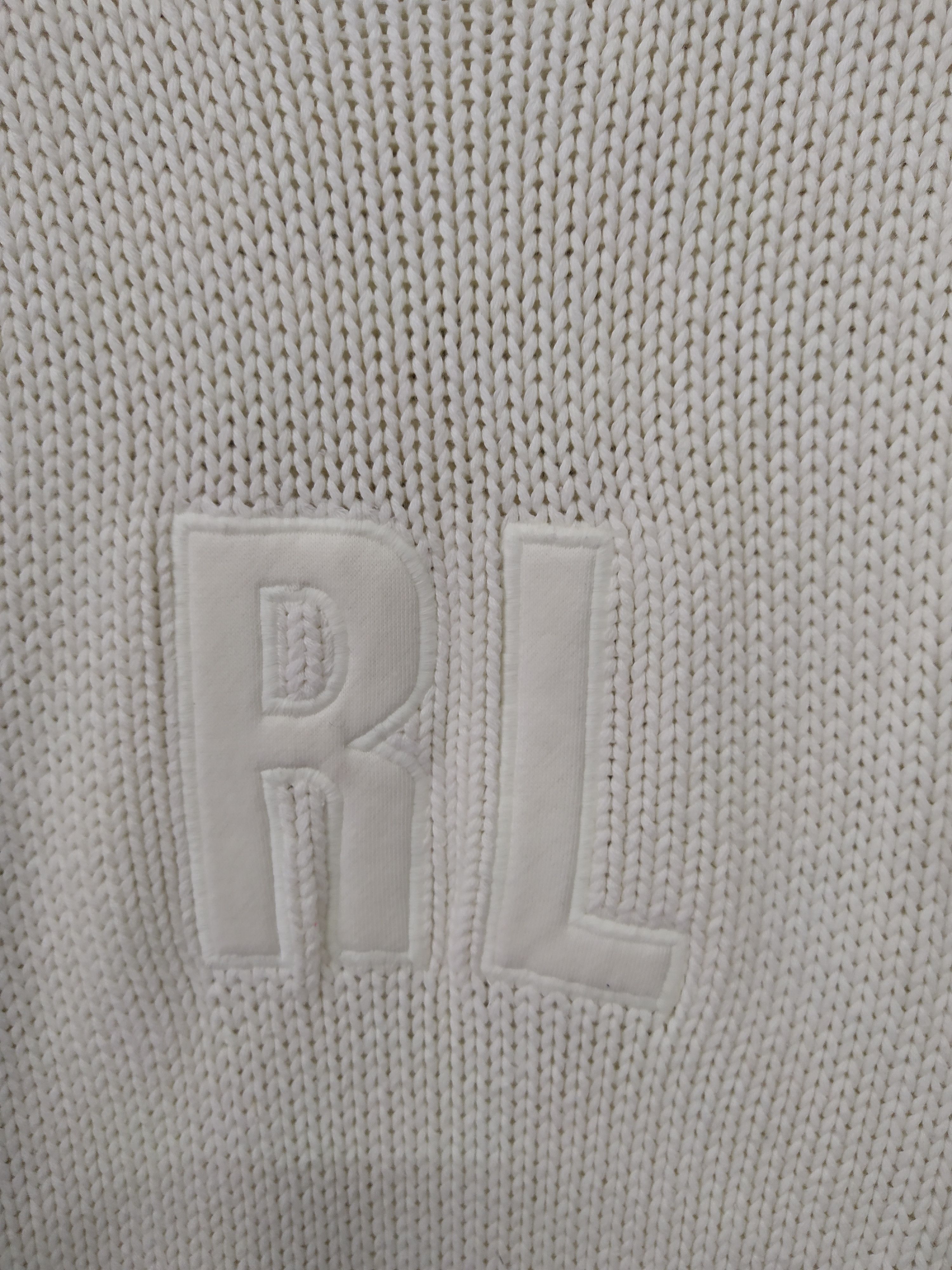 Polo Ralph Lauren × Vintage 90s POLO SPORTSMAN RALPH LAUREN KNITWEAR OFF WHITE (B706)) Size US L / EU 52-54 / 3 - 2 Thumbnail