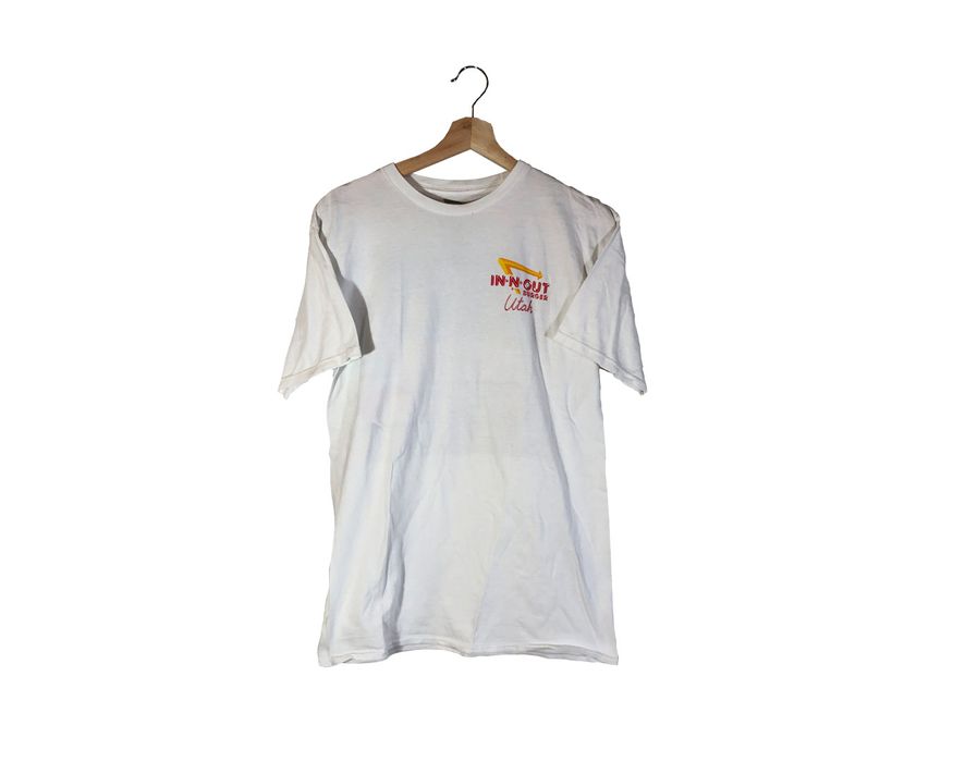 Vintage In N Out Utah Graphic Tee White | Grailed