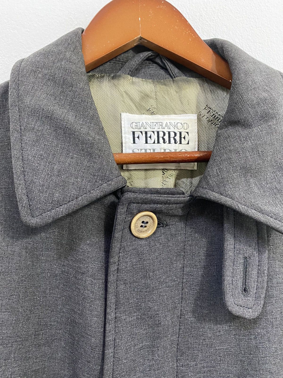 Ferre × Gianfranco Ferre Gianfranco Ferre Long Jacket Desing Luxury Design Size US M / EU 48-50 / 2 - 4 Thumbnail