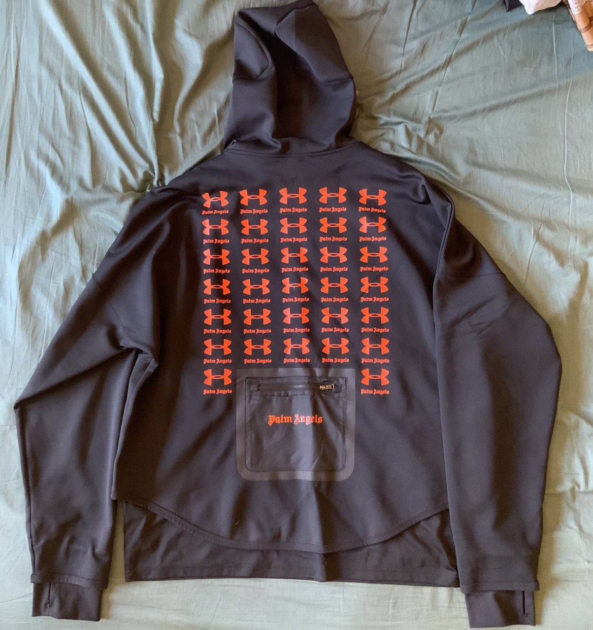 Palm Angels Under Armour PALM ANGELS X UNDER ARMOUR LOOSE HOODIE Grailed