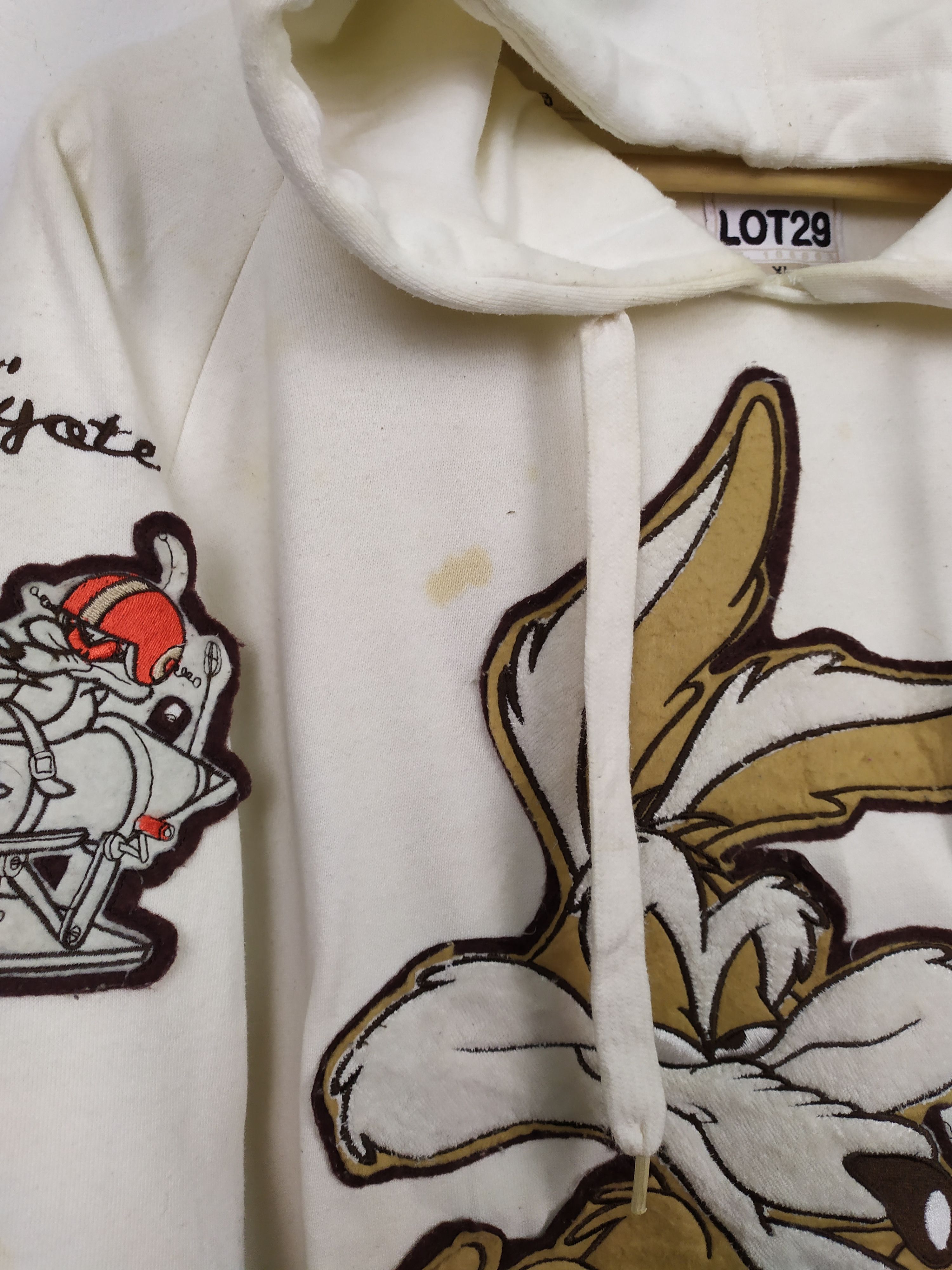Cartoon Network Looney Tunes Wile E Coyote Sweatshirt Hoodie Size US XL / EU 56 / 4 - 8 Thumbnail