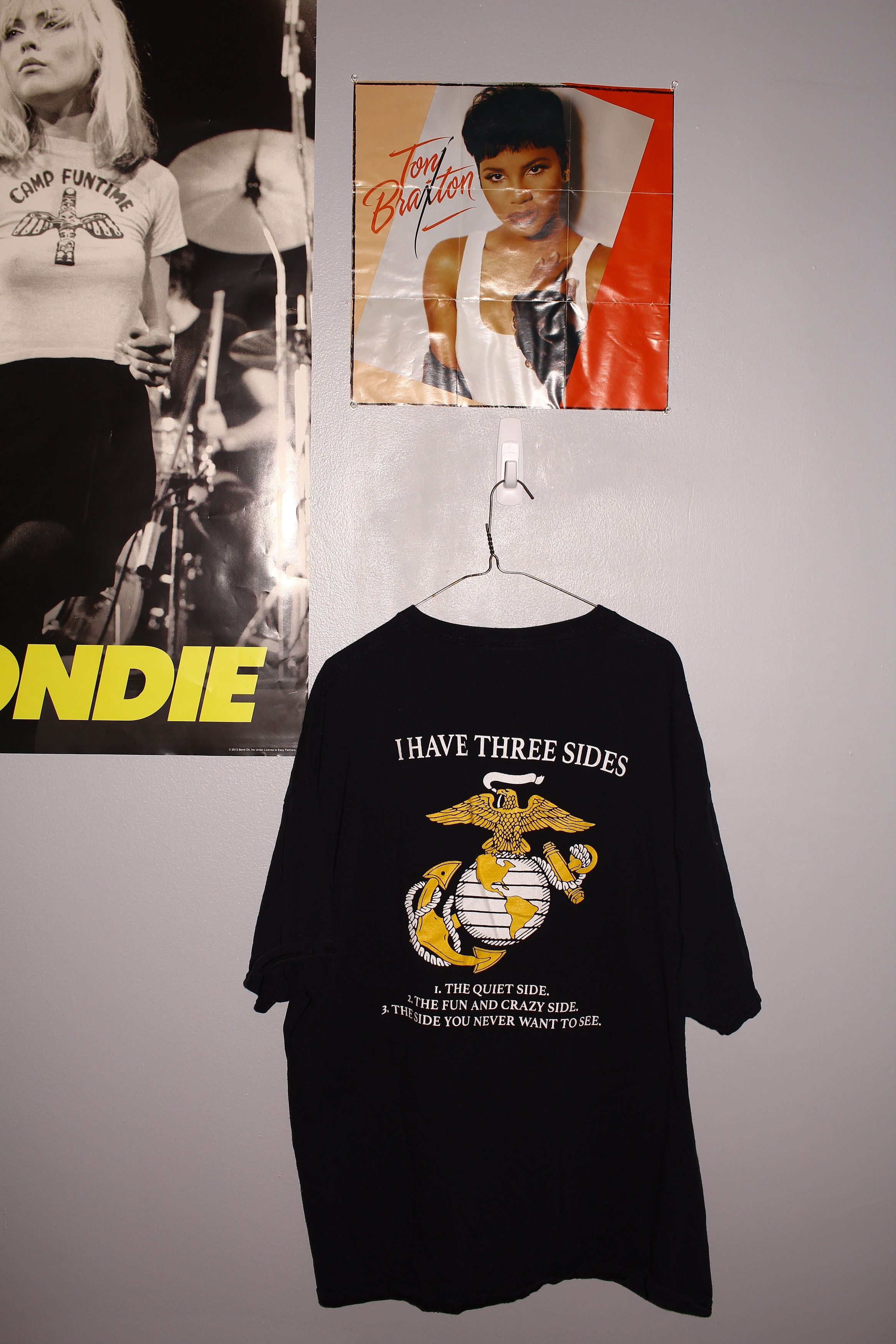 Vintage USMC "I Have Three Sides" Marine Corps T-Shirt Size US XL / EU 56 / 4 - 3 Thumbnail