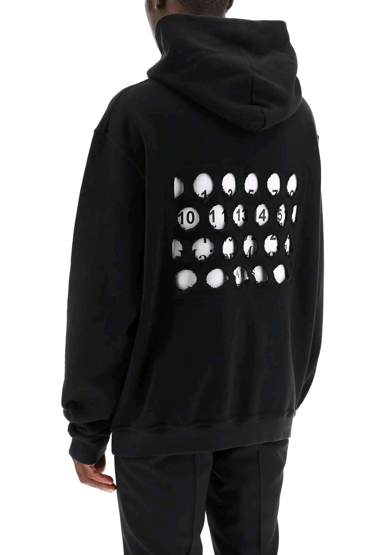 Maison Margiela Numbers Logo Hoodie | Grailed