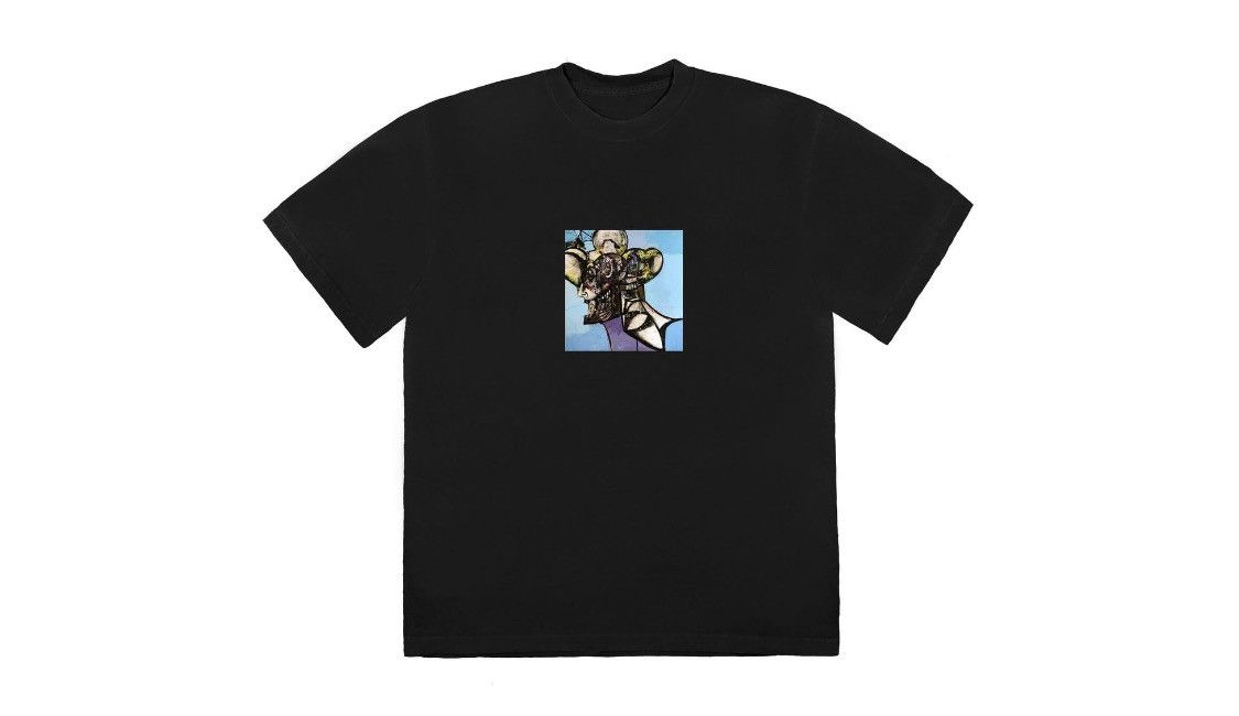 Travis Scott George Condo portrait Tシャツ トップス