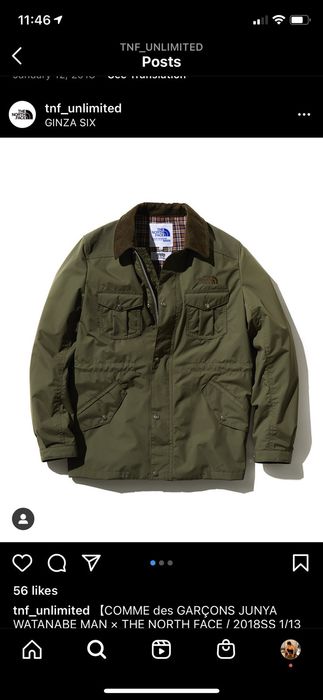 ジュンヤワタナベ×ノースフェイス 2018SS FIELD JACKET | chidori.co