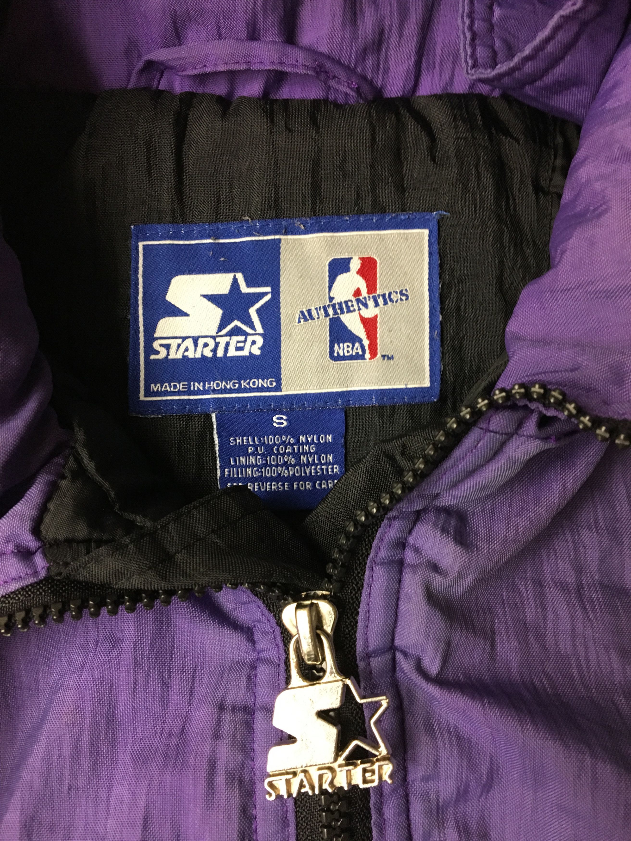 Vintage raptors starter jacket sale