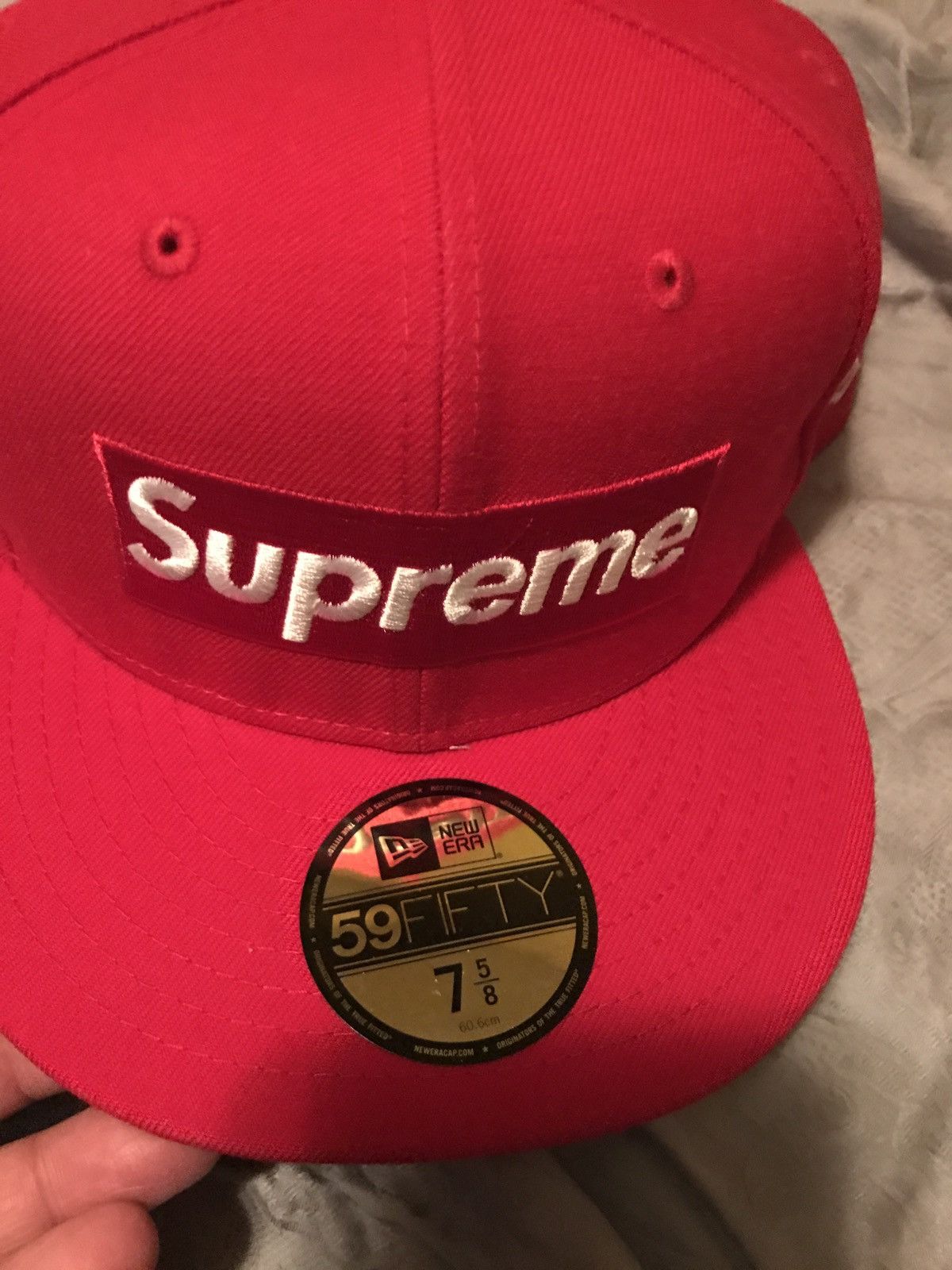 当店限定販売 supreme harristweedboxlogocapnewera7 5/8 - 帽子