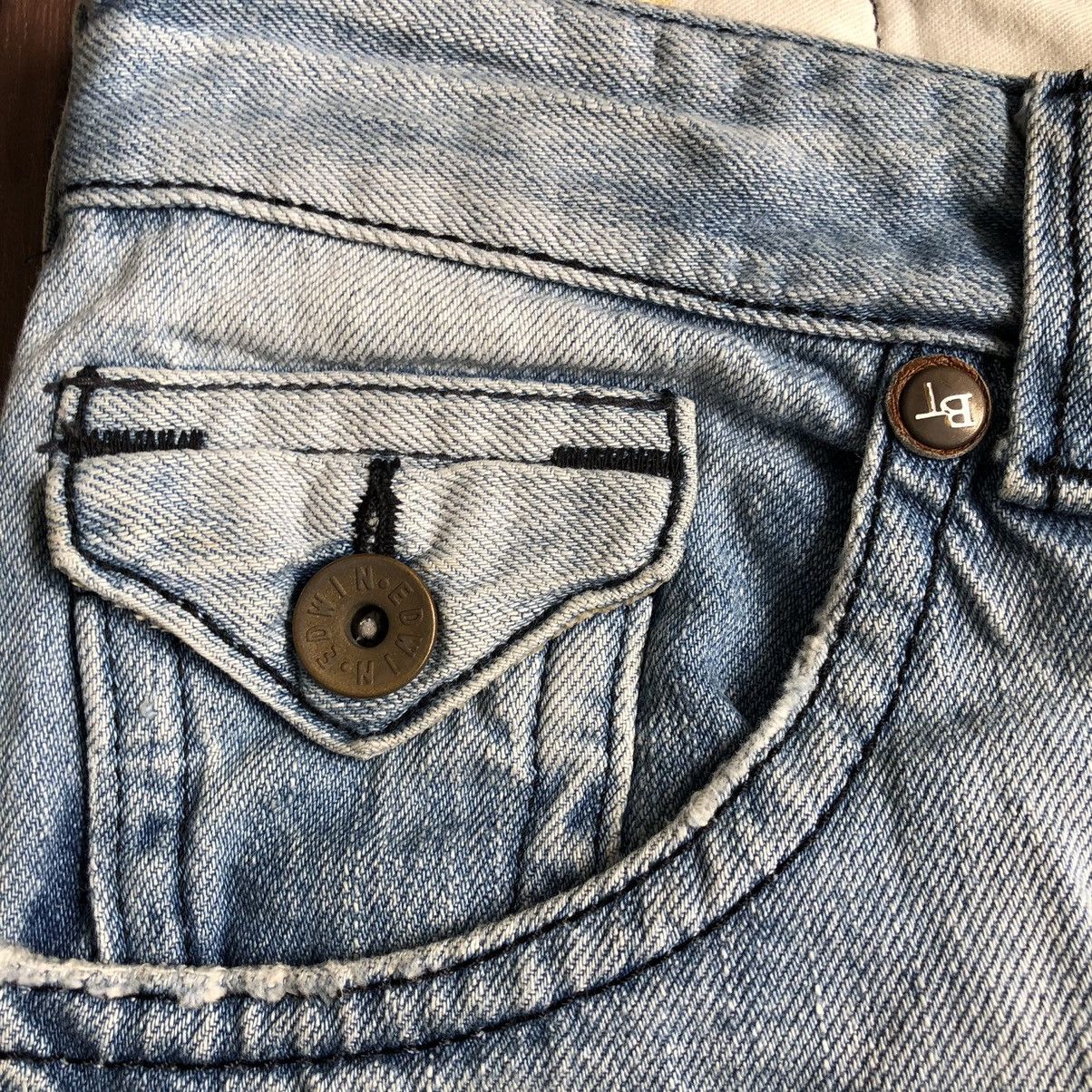 Edwin × Japanese Brand Edwin Distressed Denim Jeans Size US 34 / EU 50 - 4 Thumbnail
