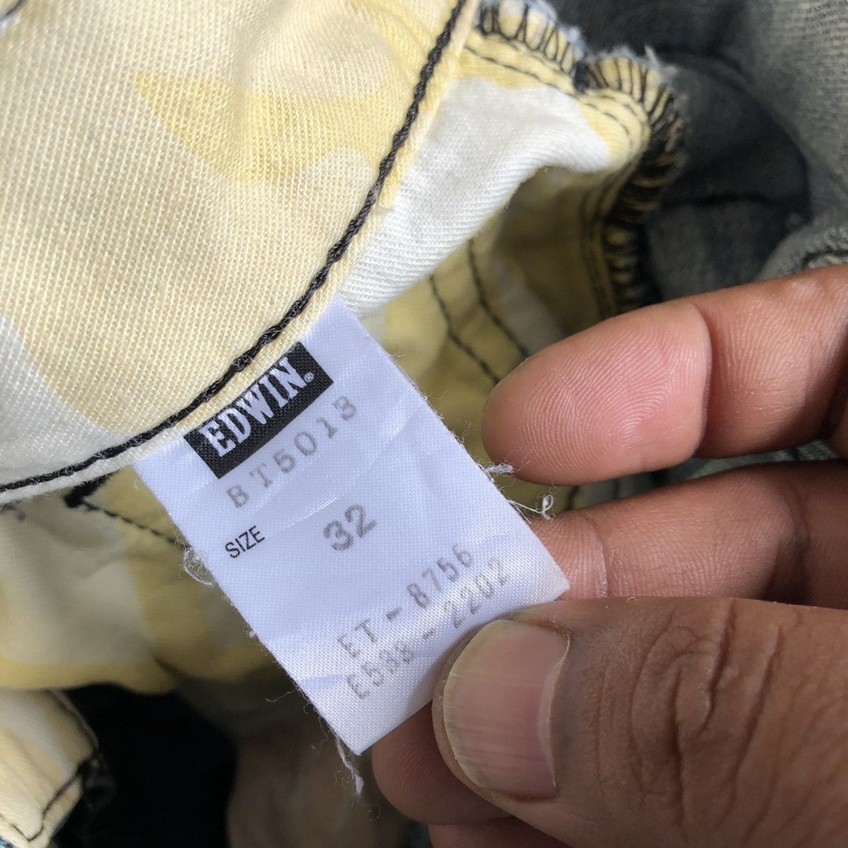 Edwin × Japanese Brand Edwin Distressed Denim Jeans Size US 34 / EU 50 - 6 Thumbnail