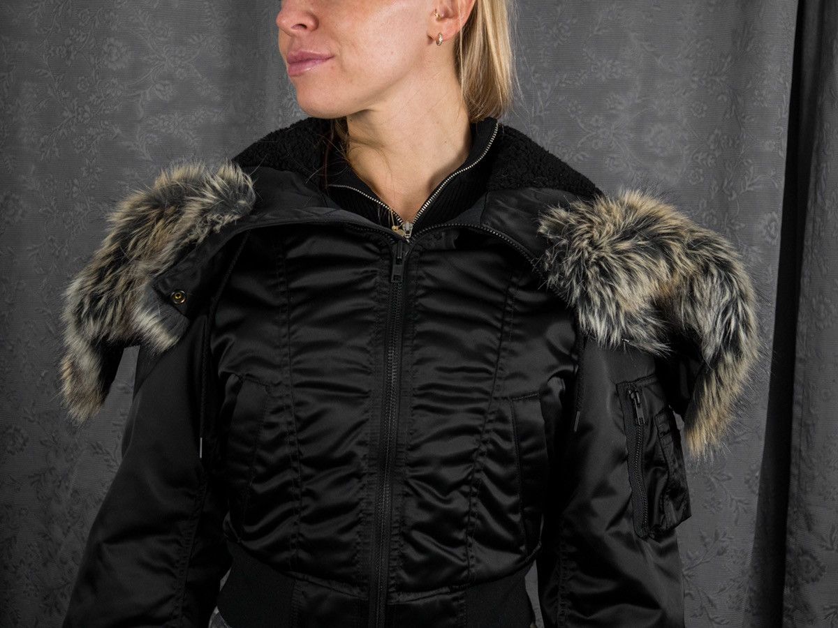 Adidas × Kanye West × Yeezy YEEZY SEASON 1 Short Fur Bomber Jacket Utility Size US XXS / EU 40 - 20 Thumbnail