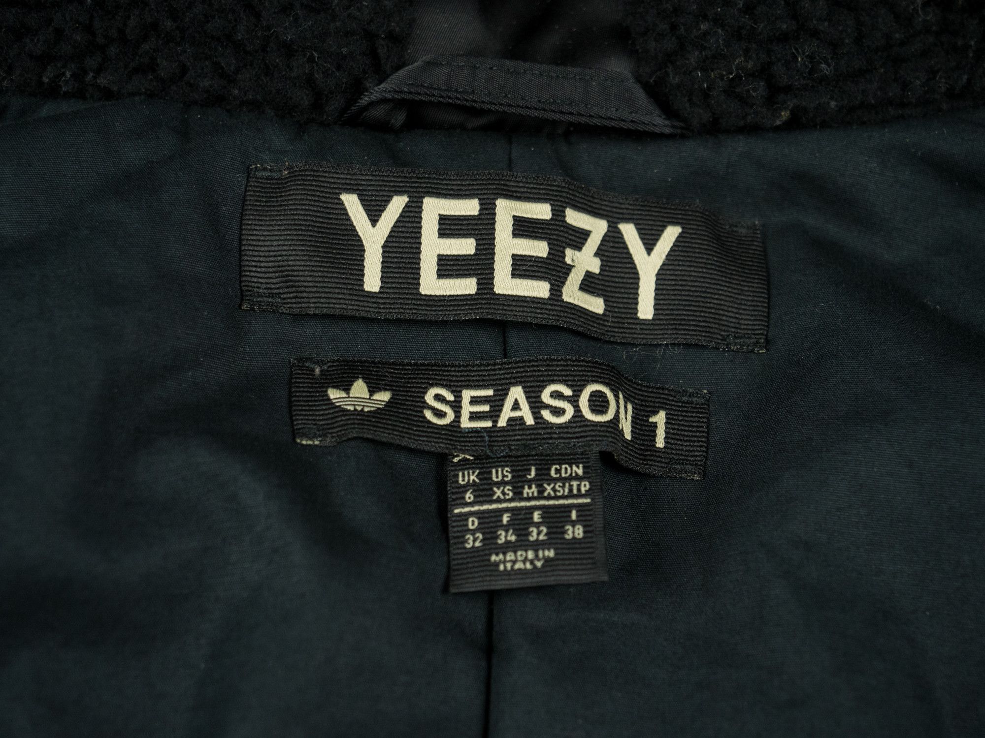 Adidas × Kanye West × Yeezy YEEZY SEASON 1 Short Fur Bomber Jacket Utility Size US XXS / EU 40 - 4 Thumbnail
