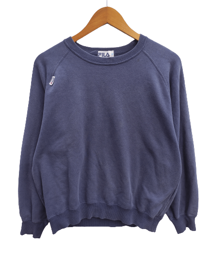 Fila 🔥 Vintage FILA Viva Sole sweatshirt big Logo spell out Size US M / EU 48-50 / 2 - 4 Thumbnail