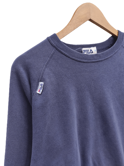 Fila 🔥 Vintage FILA Viva Sole sweatshirt big Logo spell out Size US M / EU 48-50 / 2 - 3 Thumbnail
