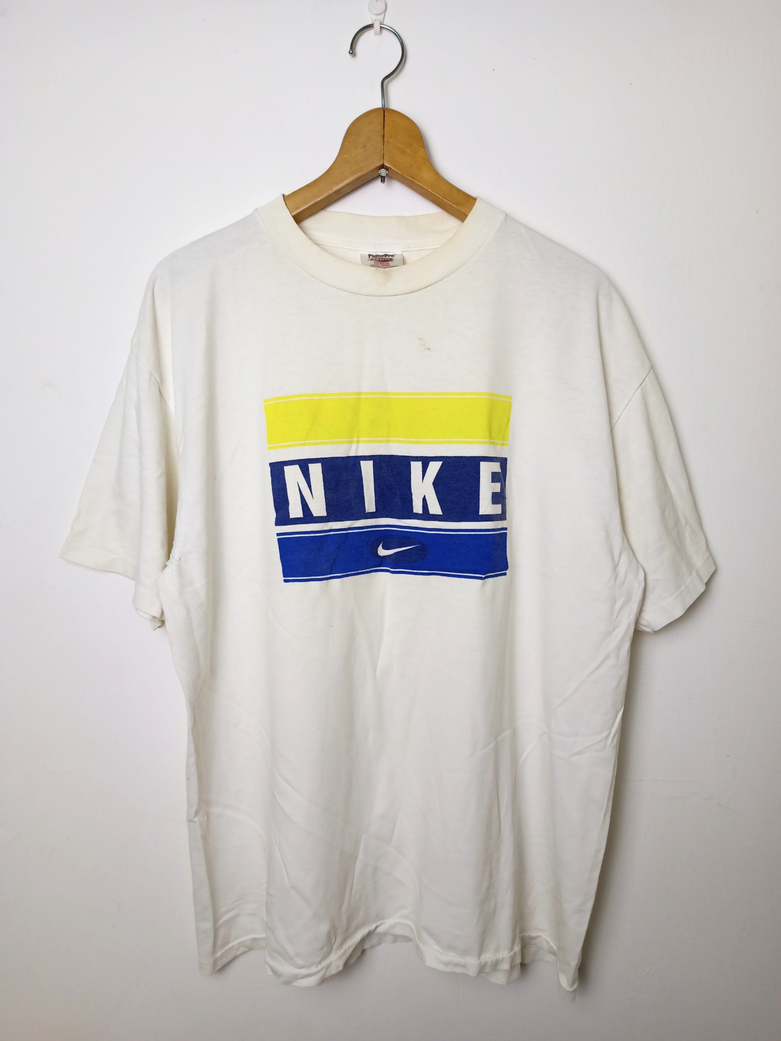 Nike Vintage Nike Swoosh X Oneita Shirt 90s | Grailed