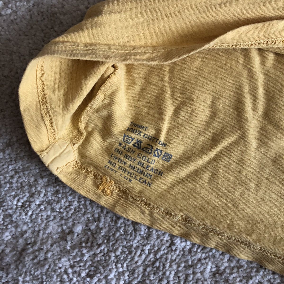 Alex Mill Textured Cotton Basic Tee Shirt Size US L / EU 52-54 / 3 - 4 Thumbnail