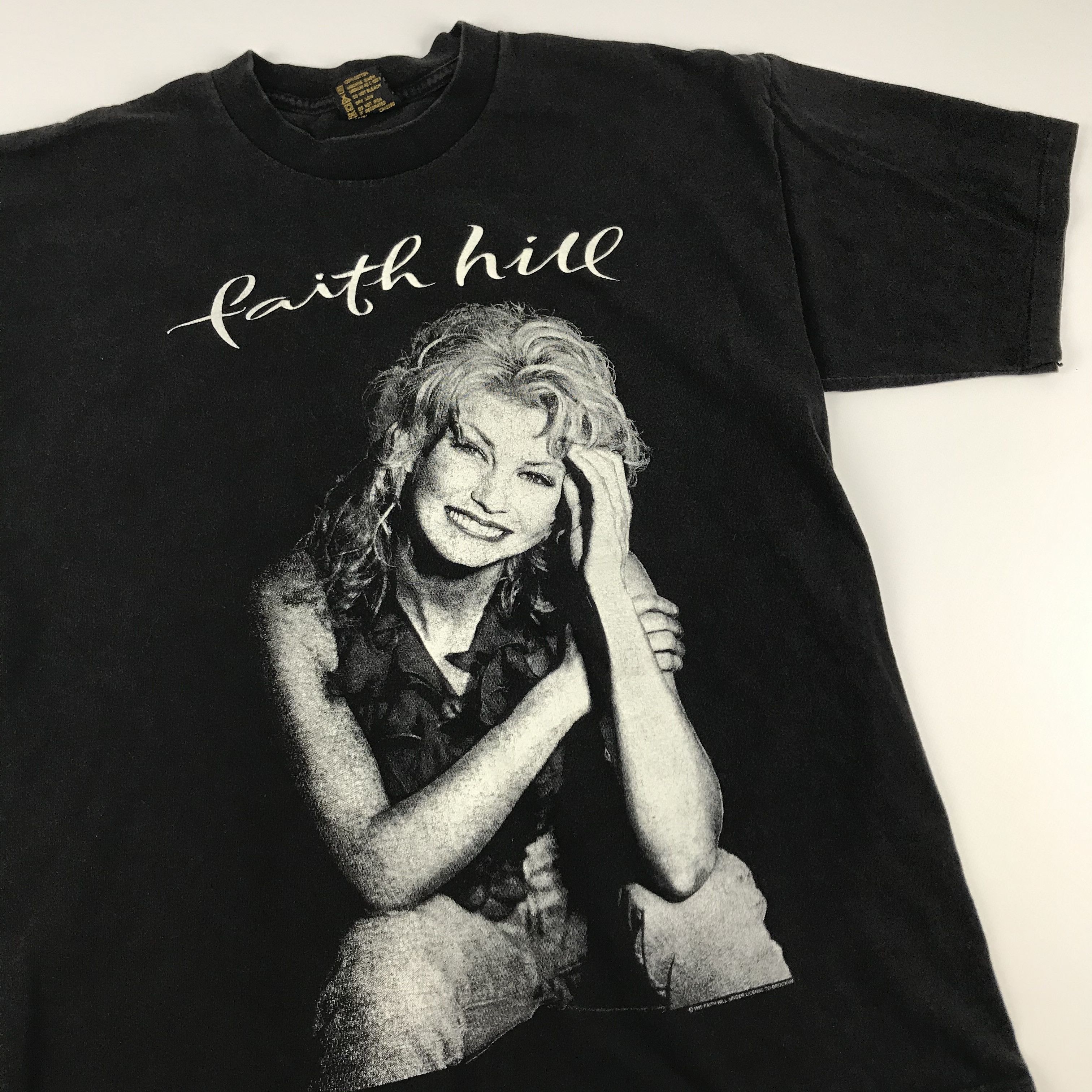 Band Tees × Brockum × Vintage Vintage Band Tee - Faith Hill It Matters To Me 1995 T-Shirt Size US L / EU 52-54 / 3 - 2 Thumbnail