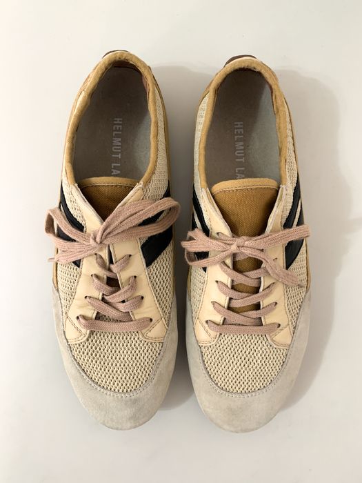 Helmut Lang Archive Leather Suede Trainers | Grailed