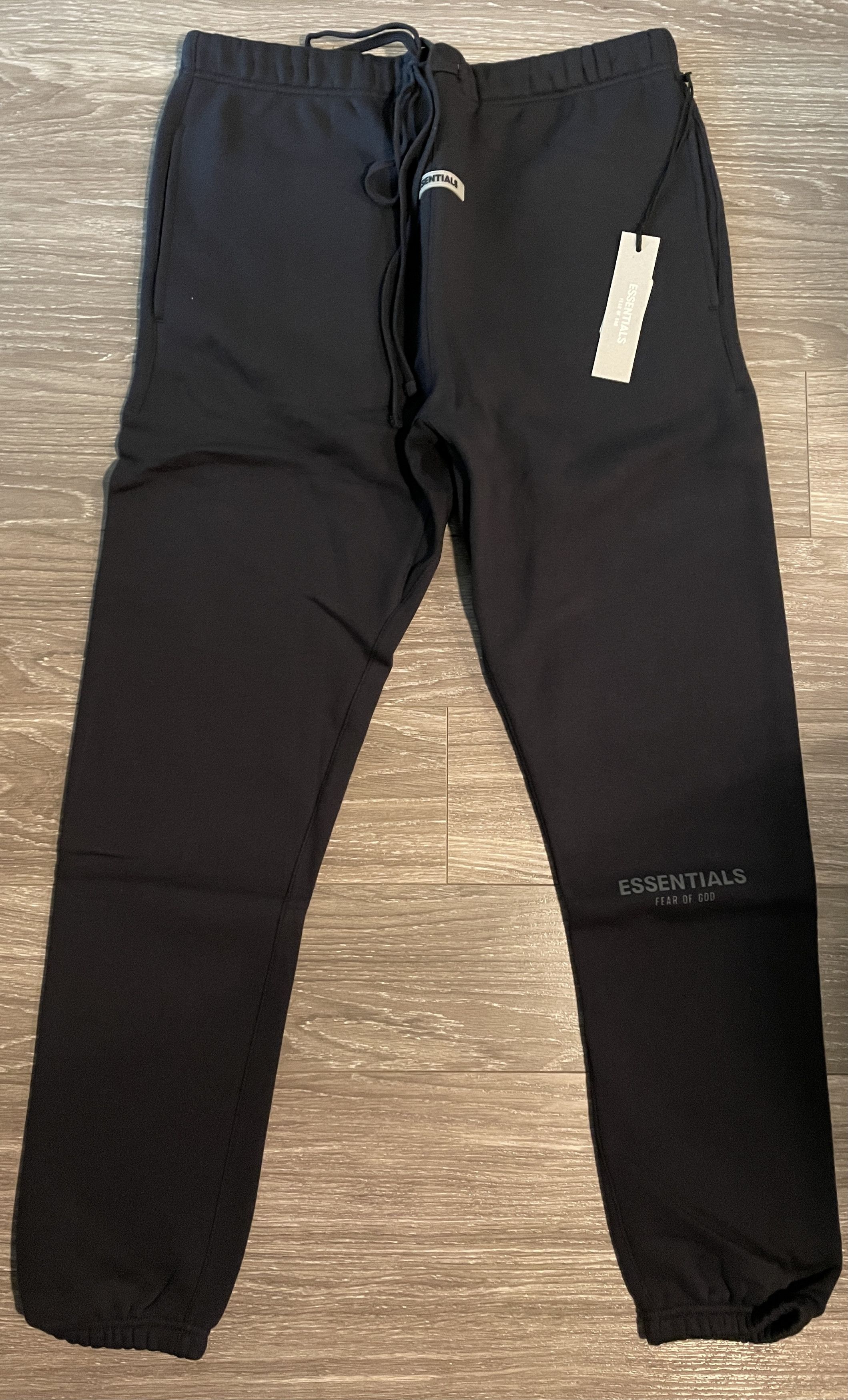 FOG Fear of God Ssense DARK NAVY FOG Essentials Ssense Exclusive Sweatpants Sz L Grailed