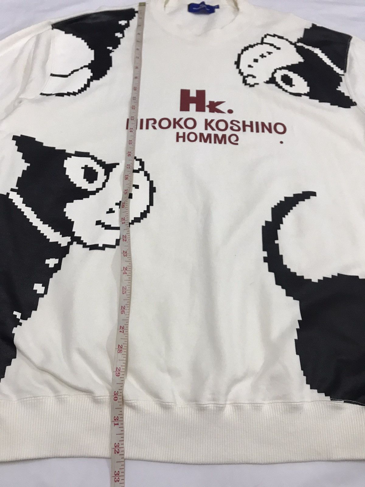 Hiroko Koshino Homme × Japanese Brand × Vintage Hiroko Koshino Cartoon Sweatshirt 4L Size US XXL / EU 58 / 5 - 11 Thumbnail