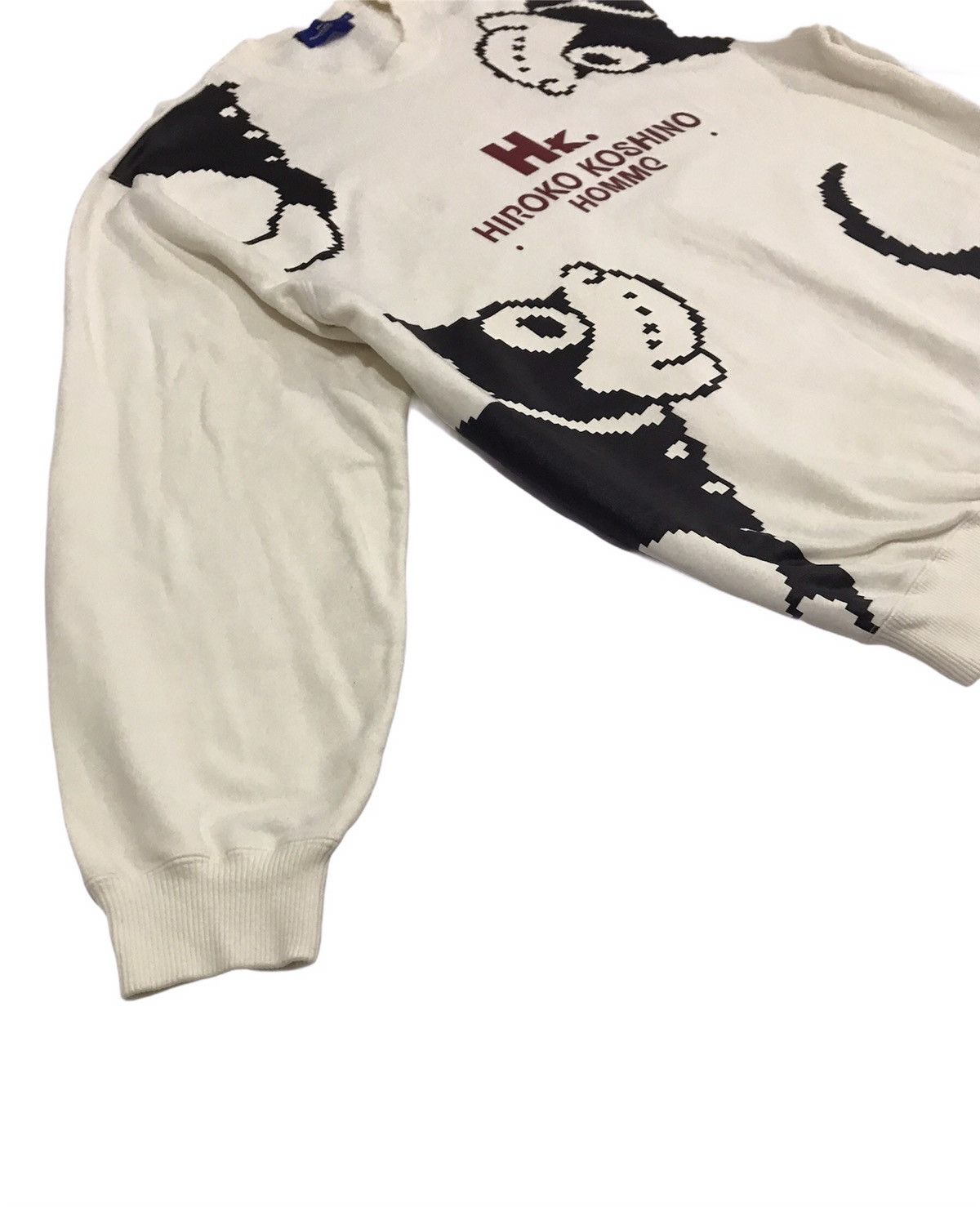 Hiroko Koshino Homme × Japanese Brand × Vintage Hiroko Koshino Cartoon Sweatshirt 4L Size US XXL / EU 58 / 5 - 3 Thumbnail