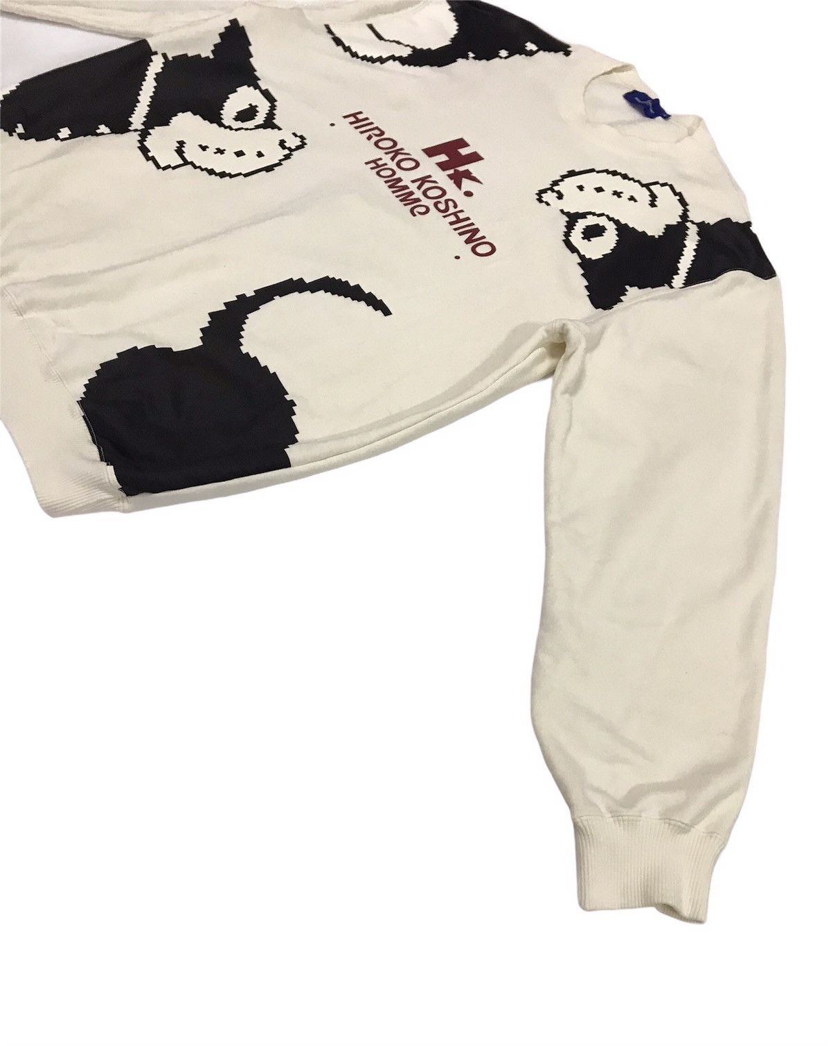 Hiroko Koshino Homme × Japanese Brand × Vintage Hiroko Koshino Cartoon Sweatshirt 4L Size US XXL / EU 58 / 5 - 4 Thumbnail