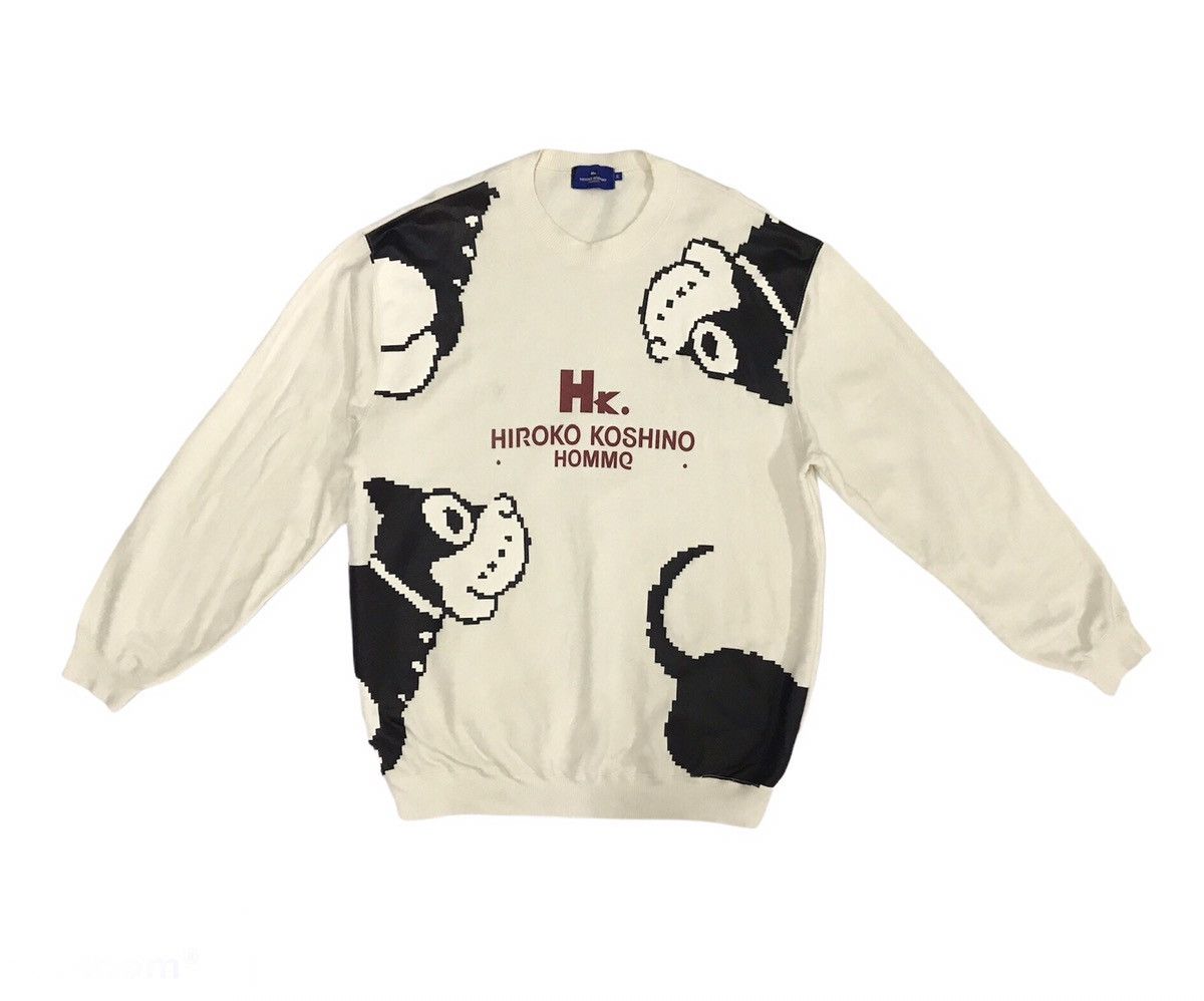 Hiroko Koshino Cartoon Sweatshirt 4L