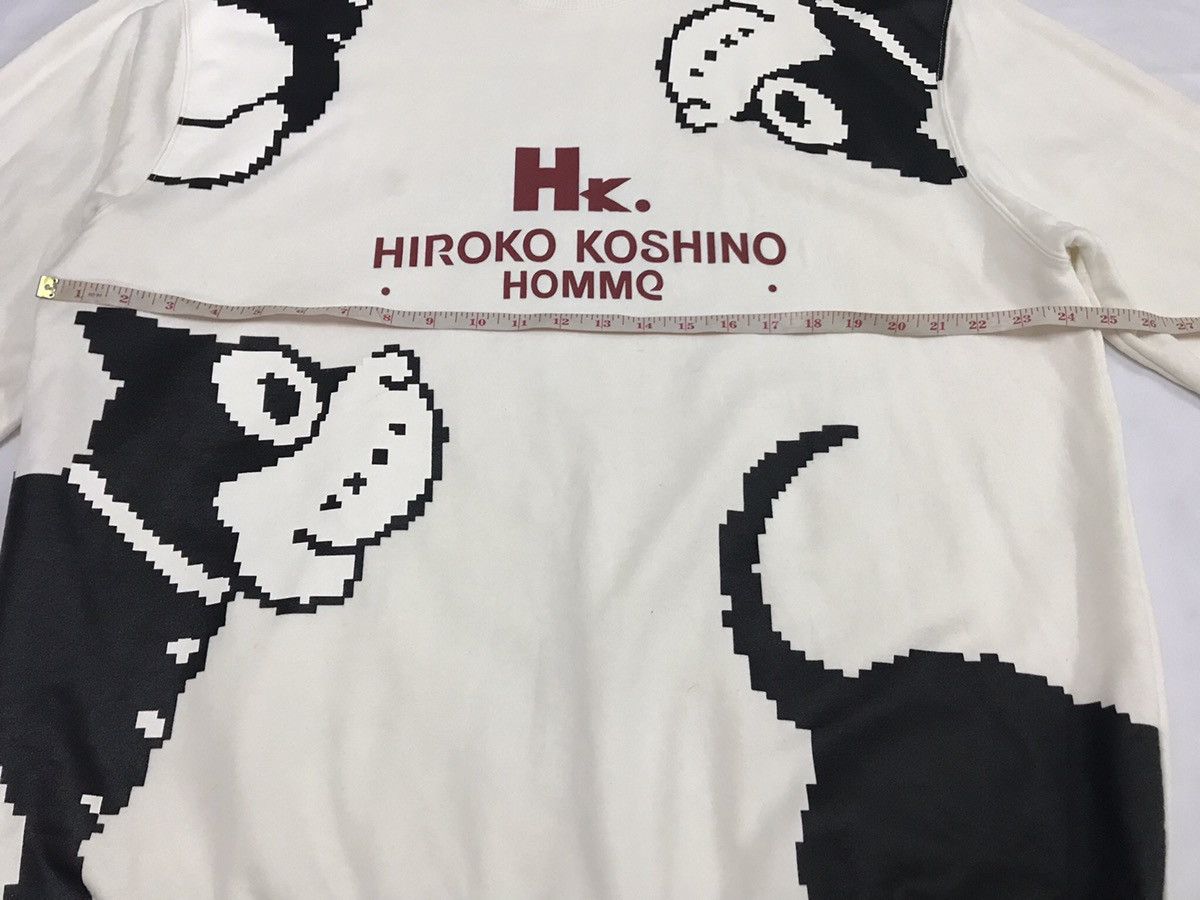 Hiroko Koshino Homme × Japanese Brand × Vintage Hiroko Koshino Cartoon Sweatshirt 4L Size US XXL / EU 58 / 5 - 10 Thumbnail