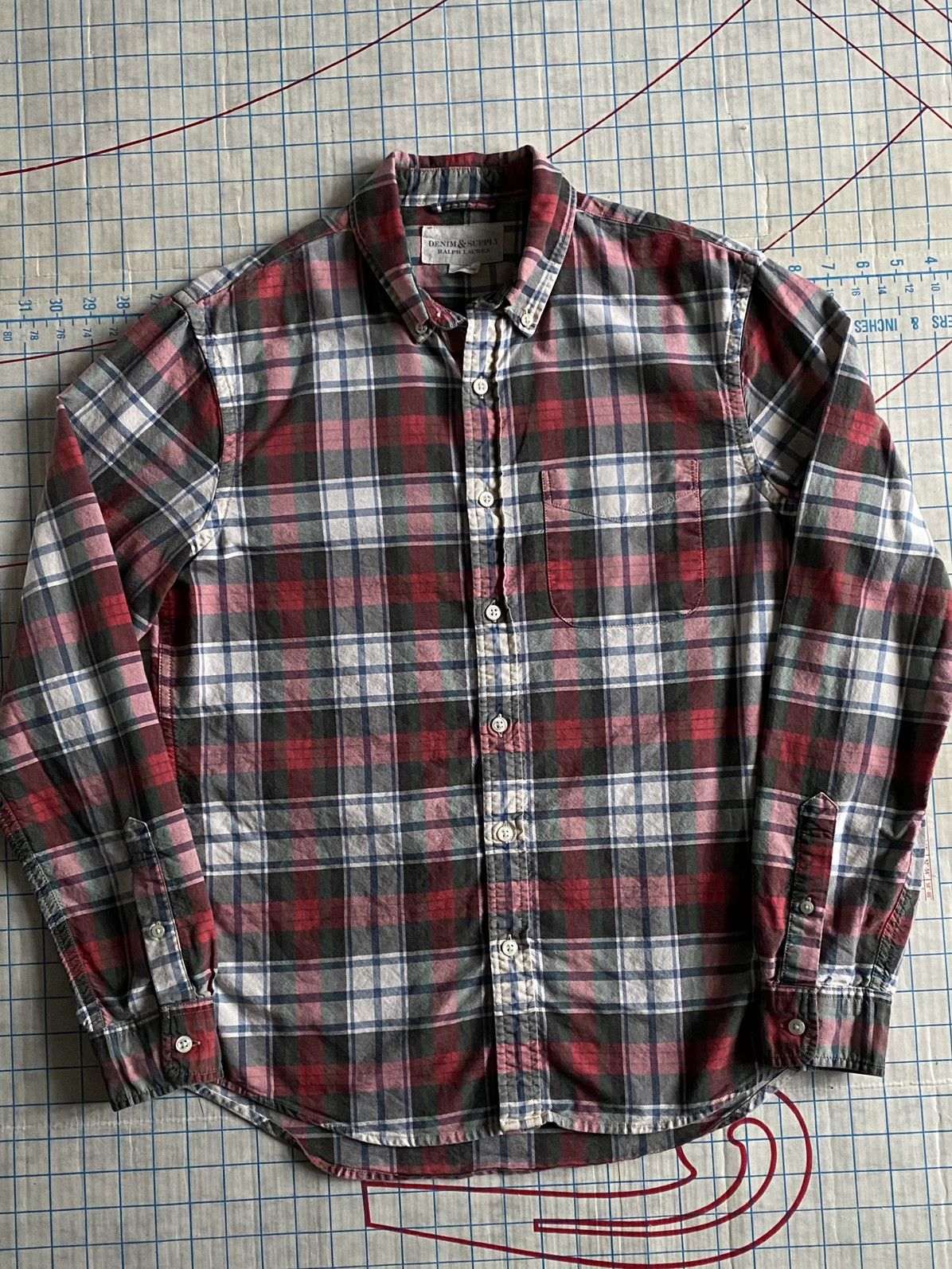 Denim & Supply Ralph Lauren × Polo Ralph Lauren Denim & Supply Ralph Lauren Plaid Button Up Shirt Size Small Size US S / EU 44-46 / 1 - 1 Thumbnail