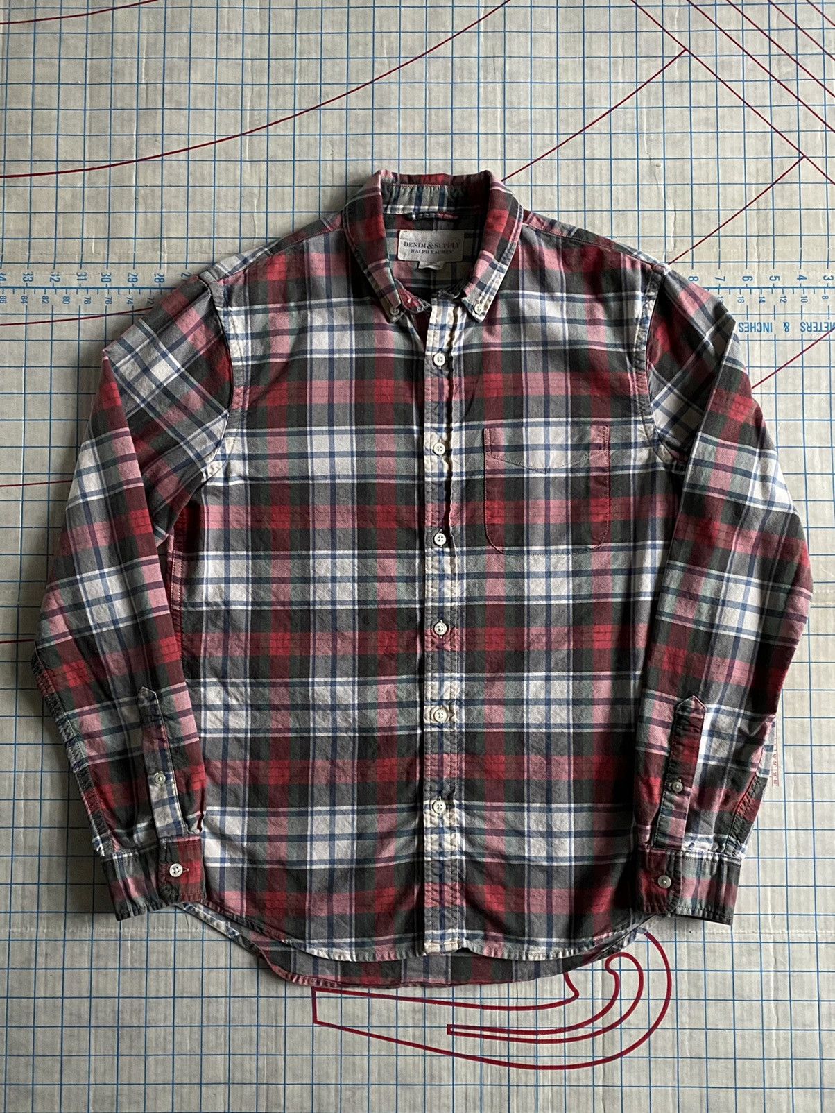 Denim & Supply Ralph Lauren × Polo Ralph Lauren Denim & Supply Ralph Lauren Plaid Button Up Shirt Size Small Size US S / EU 44-46 / 1 - 3 Thumbnail