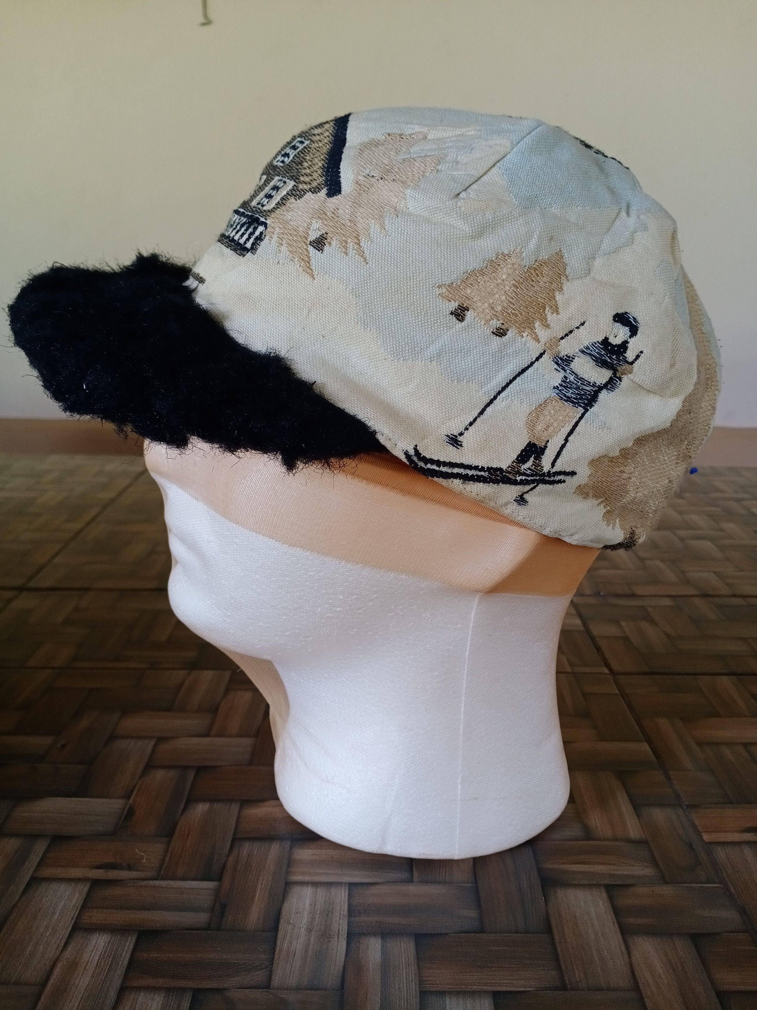 CA4LA × Japanese Brand × Vintage Rare! Fashionhype Japanese CA4LA Embroidered mohair Cap Hat Size ONE SIZE - 2 Thumbnail