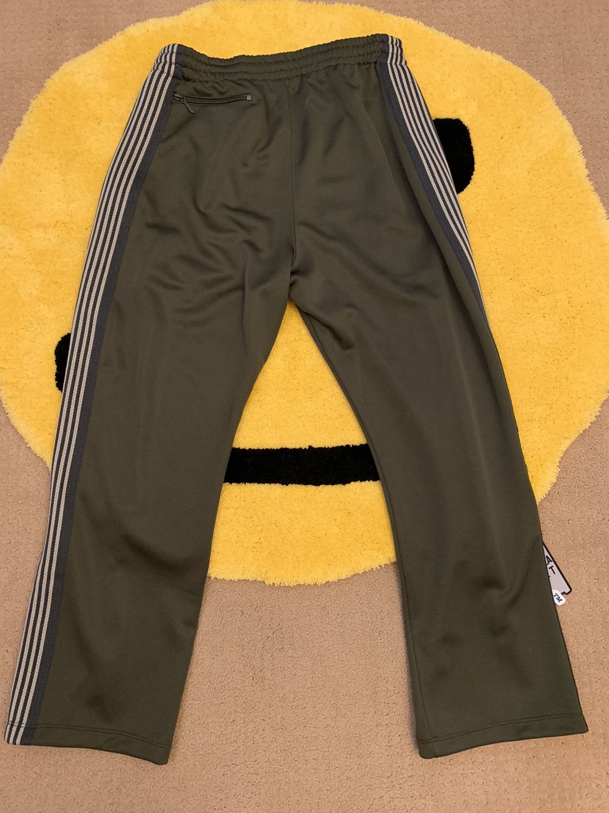 Needles Narrow track pant olive
