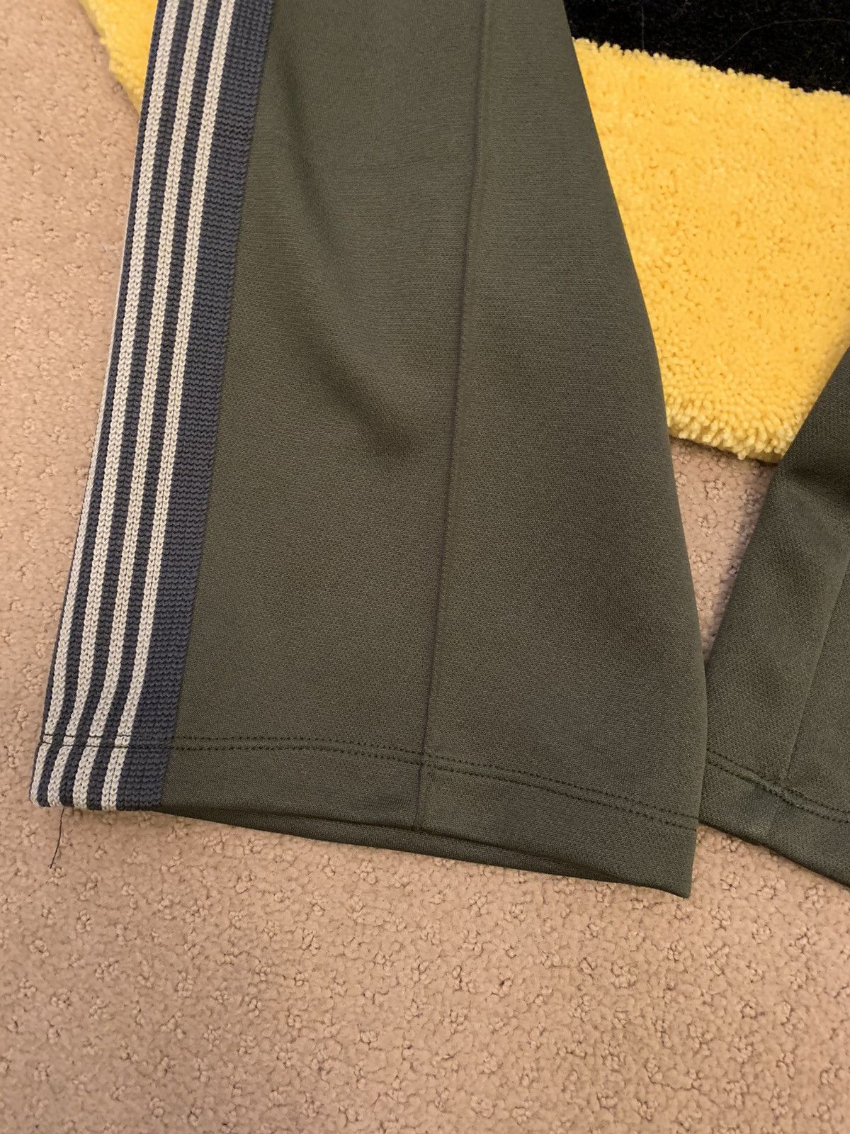 Needles Narrow track pant olive