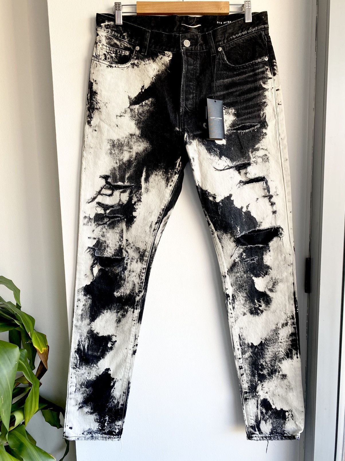 Bleach Restore Faded Black Jeans Vintage Blue Blue Bleach Washed