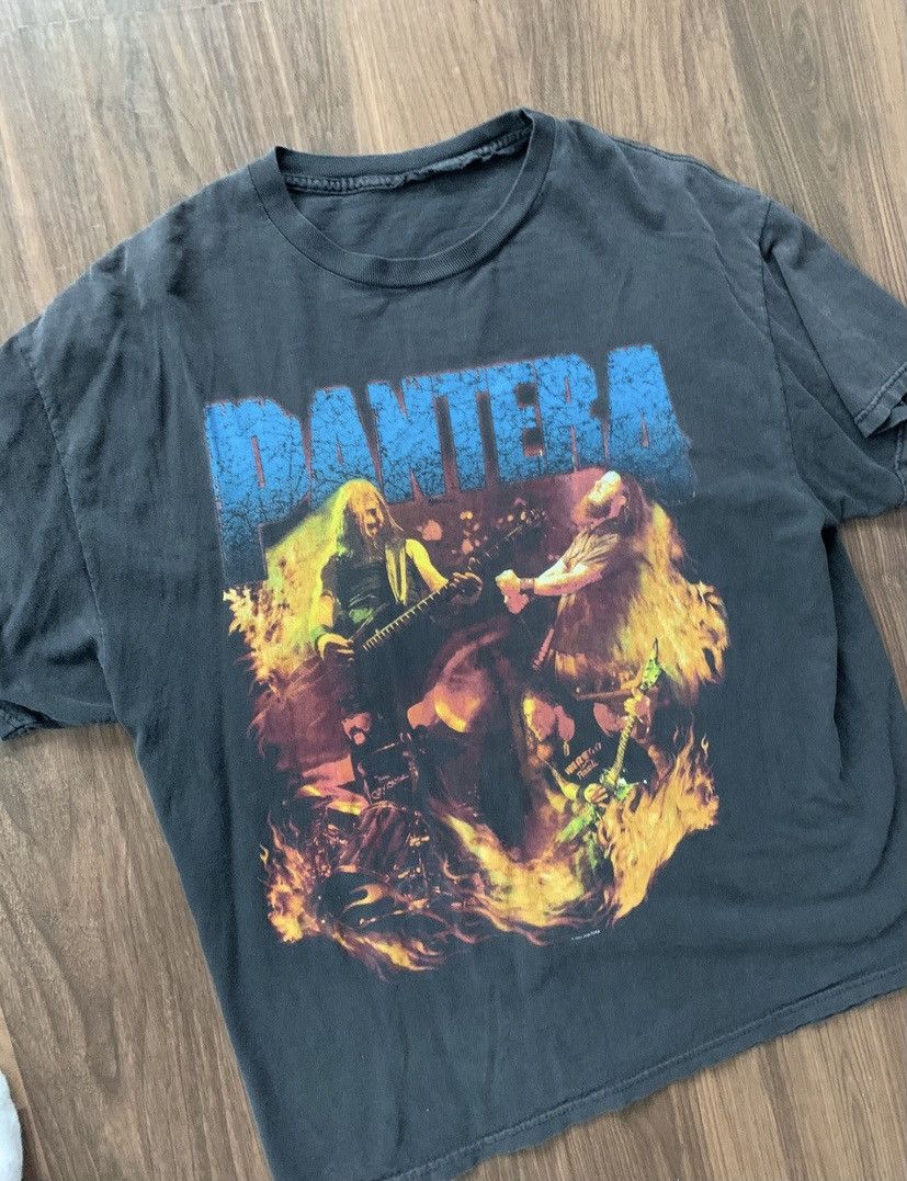 Band Tees × Vintage Pantera rare vintage tee shirt Size US XL / EU 56 / 4 - 2 Thumbnail