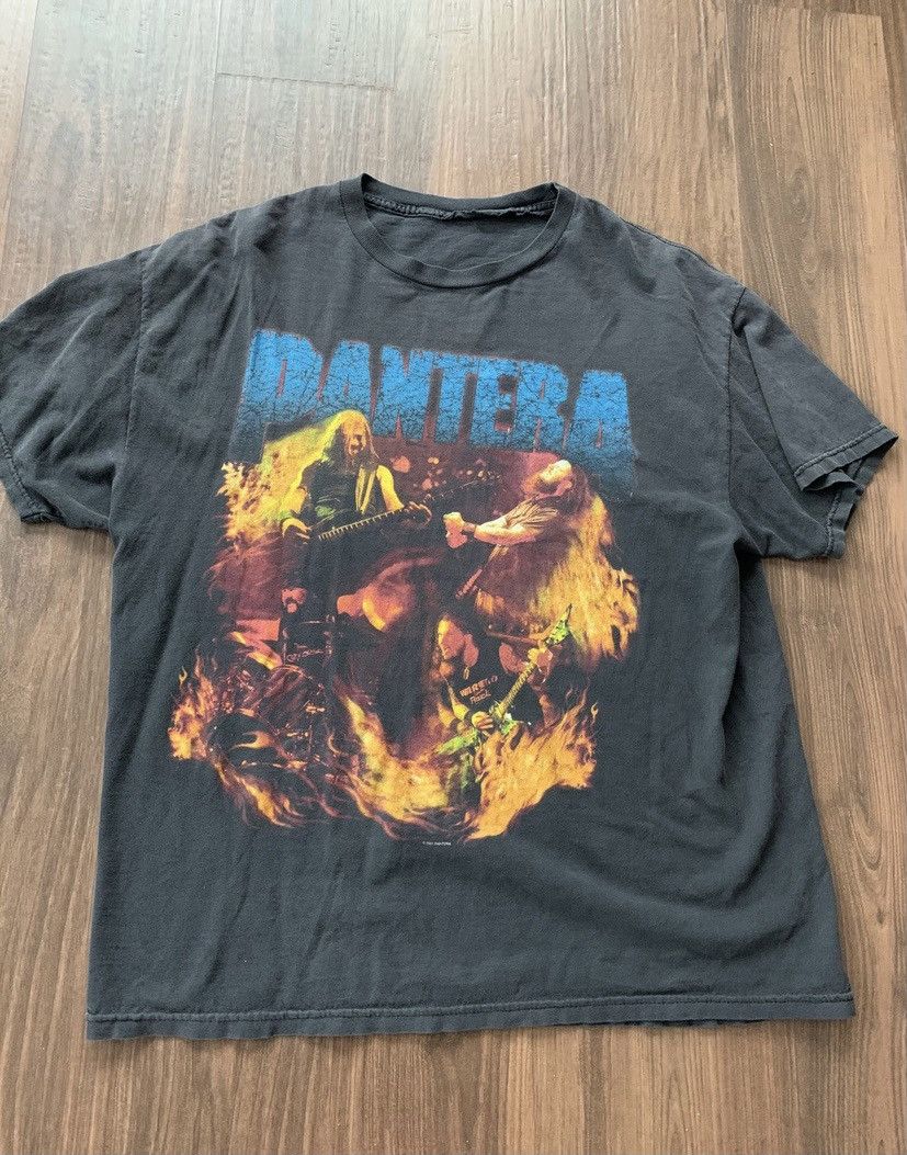 Band Tees × Vintage Pantera rare vintage tee shirt Size US XL / EU 56 / 4 - 1 Thumbnail
