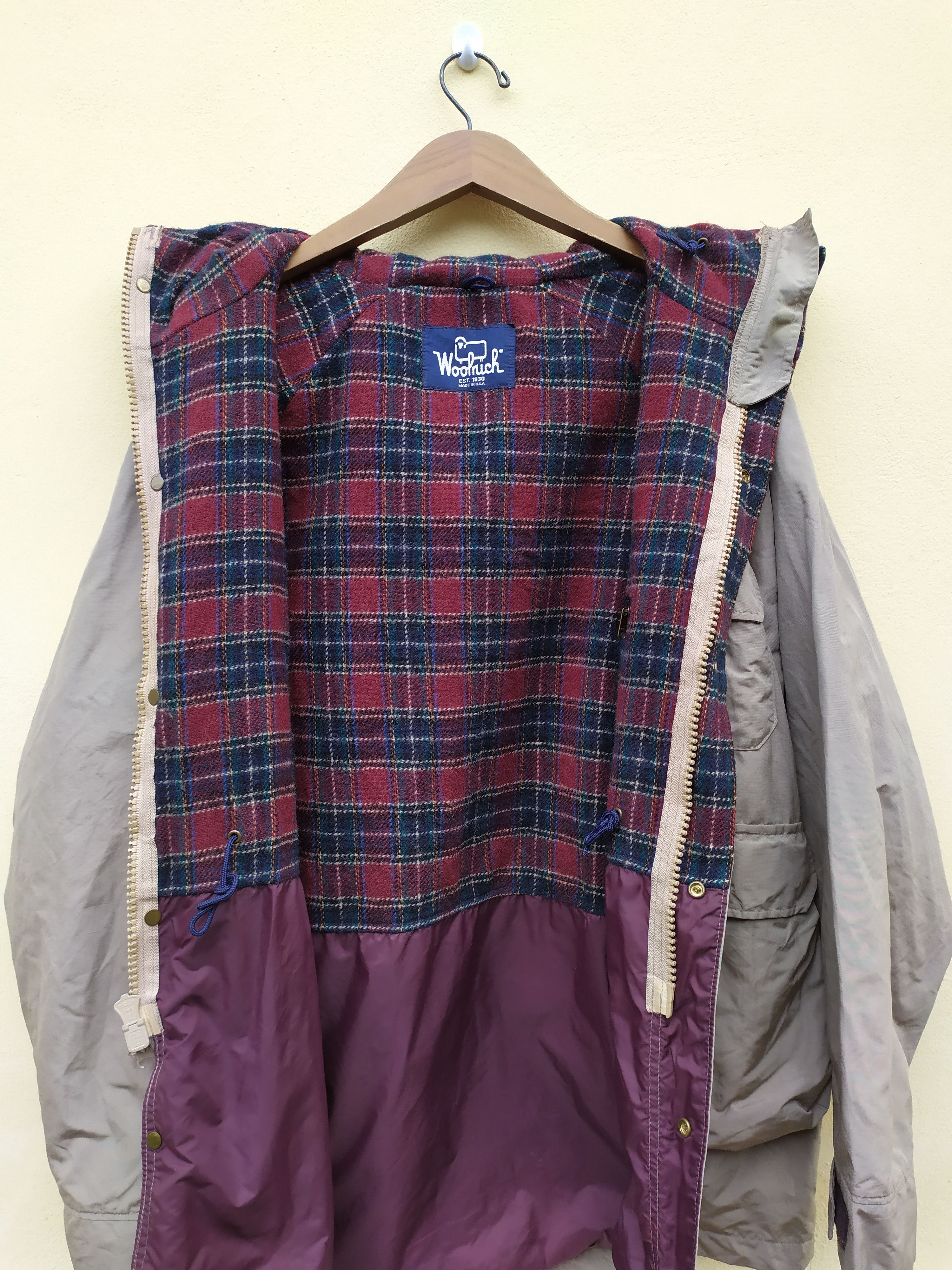 Vintage × Woolrich Woolen Mills Woolrich Down Hooded Parka Coat Size US M / EU 48-50 / 2 - 3 Thumbnail