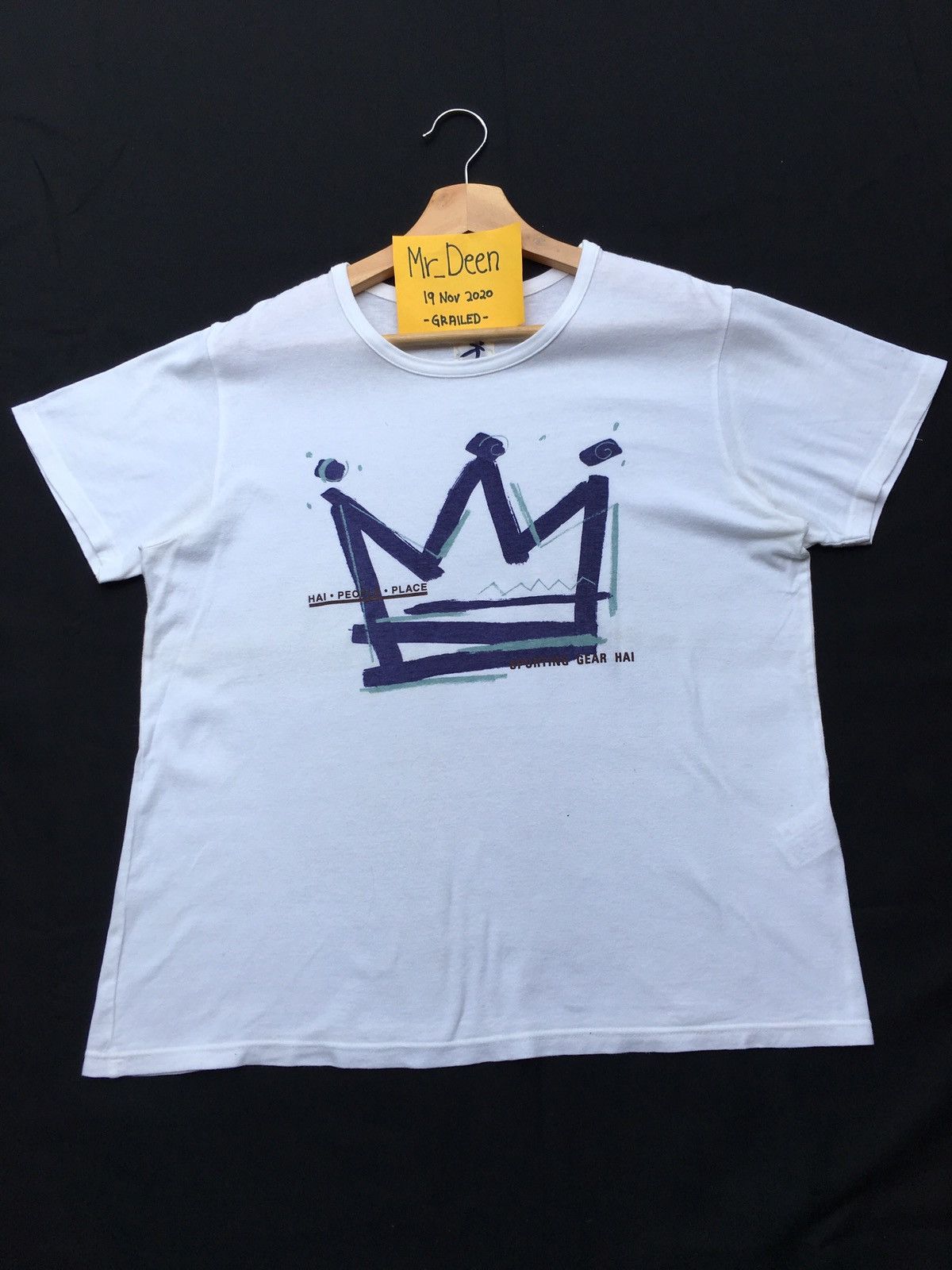 Hai Sporting Gear Vintage Hai Sporting Gear Crowned Drawing Issey Miyake Tee Size US M / EU 48-50 / 2 - 2 Thumbnail