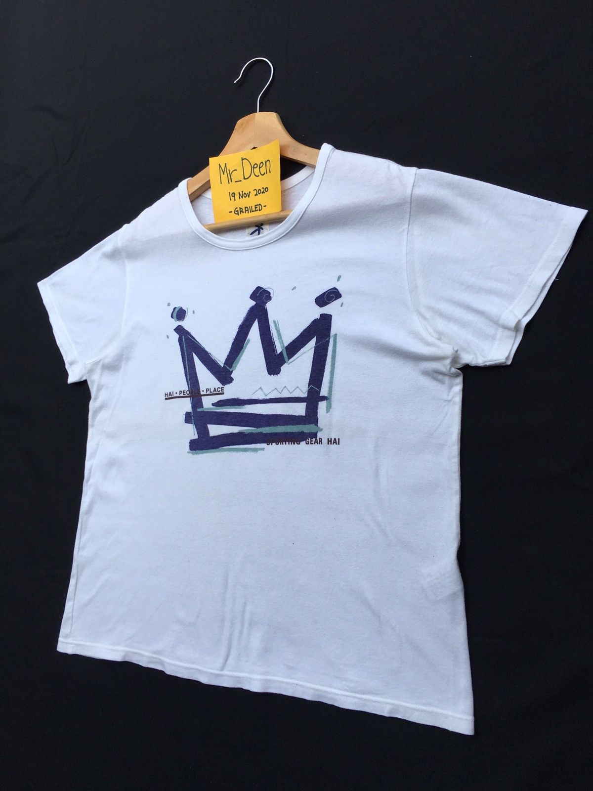 Hai Sporting Gear Vintage Hai Sporting Gear Crowned Drawing Issey Miyake Tee Size US M / EU 48-50 / 2 - 3 Thumbnail
