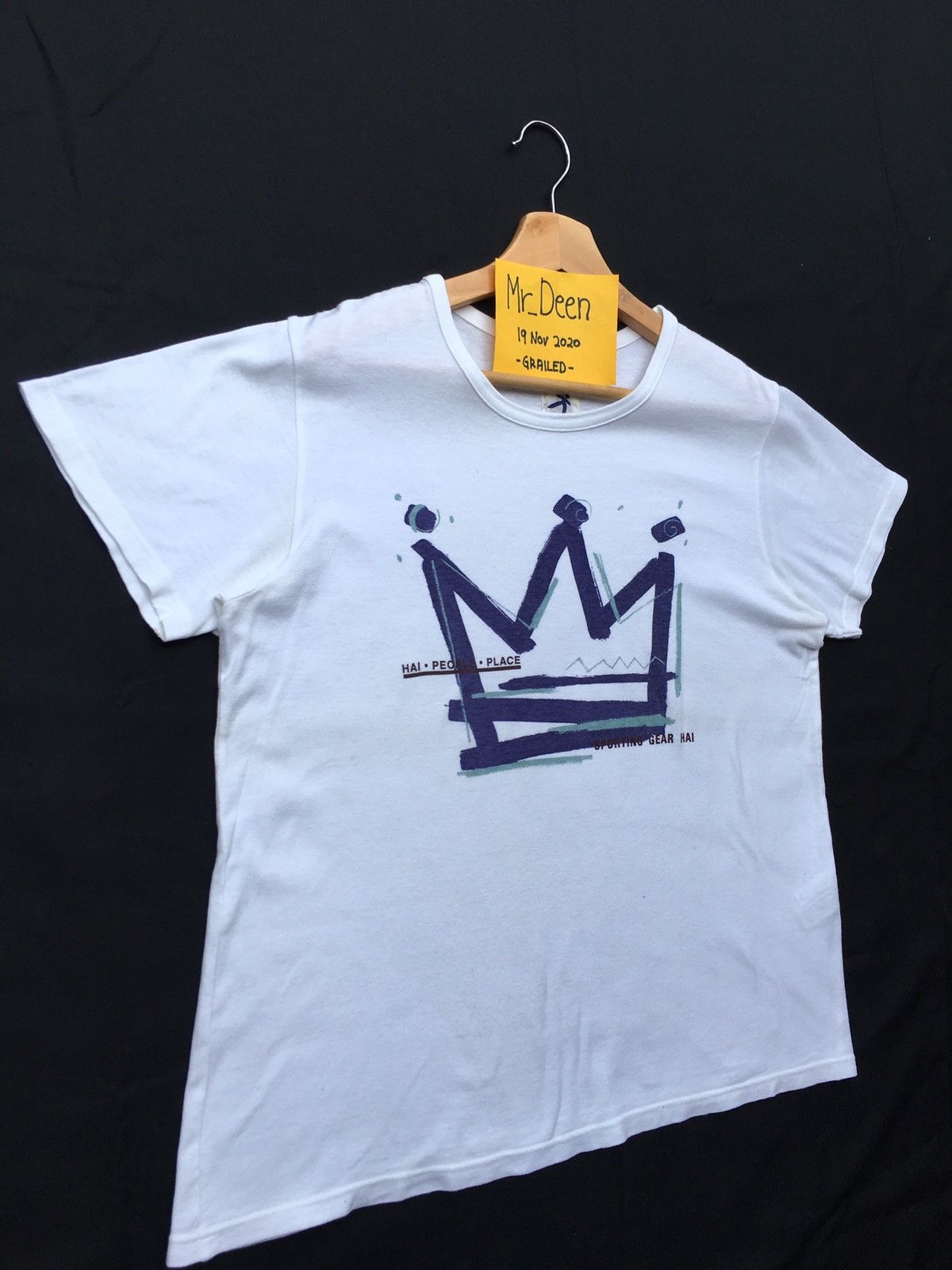Hai Sporting Gear Vintage Hai Sporting Gear Crowned Drawing Issey Miyake Tee Size US M / EU 48-50 / 2 - 4 Thumbnail