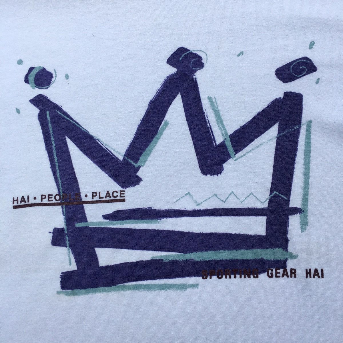 Hai Sporting Gear Vintage Hai Sporting Gear Crowned Drawing Issey Miyake Tee Size US M / EU 48-50 / 2 - 6 Thumbnail
