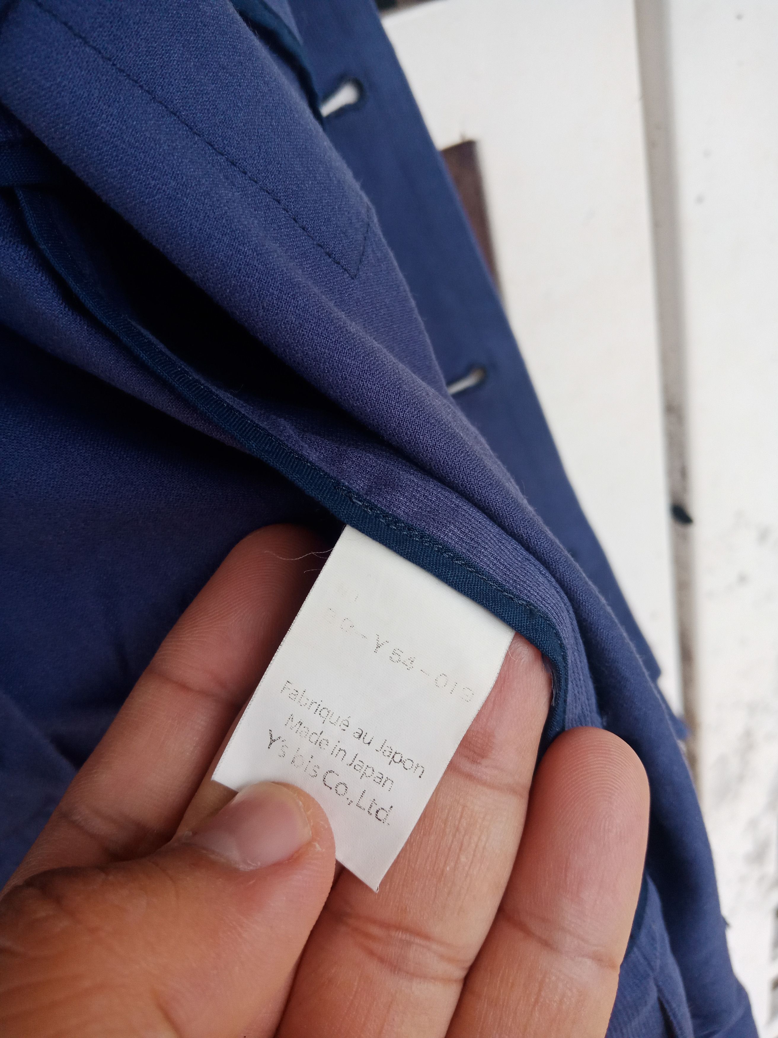 Yohji Yamamoto Yohji Yamamoto Y's Bis 100% Cotton Work Wear Design Size US M / EU 48-50 / 2 - 11 Thumbnail
